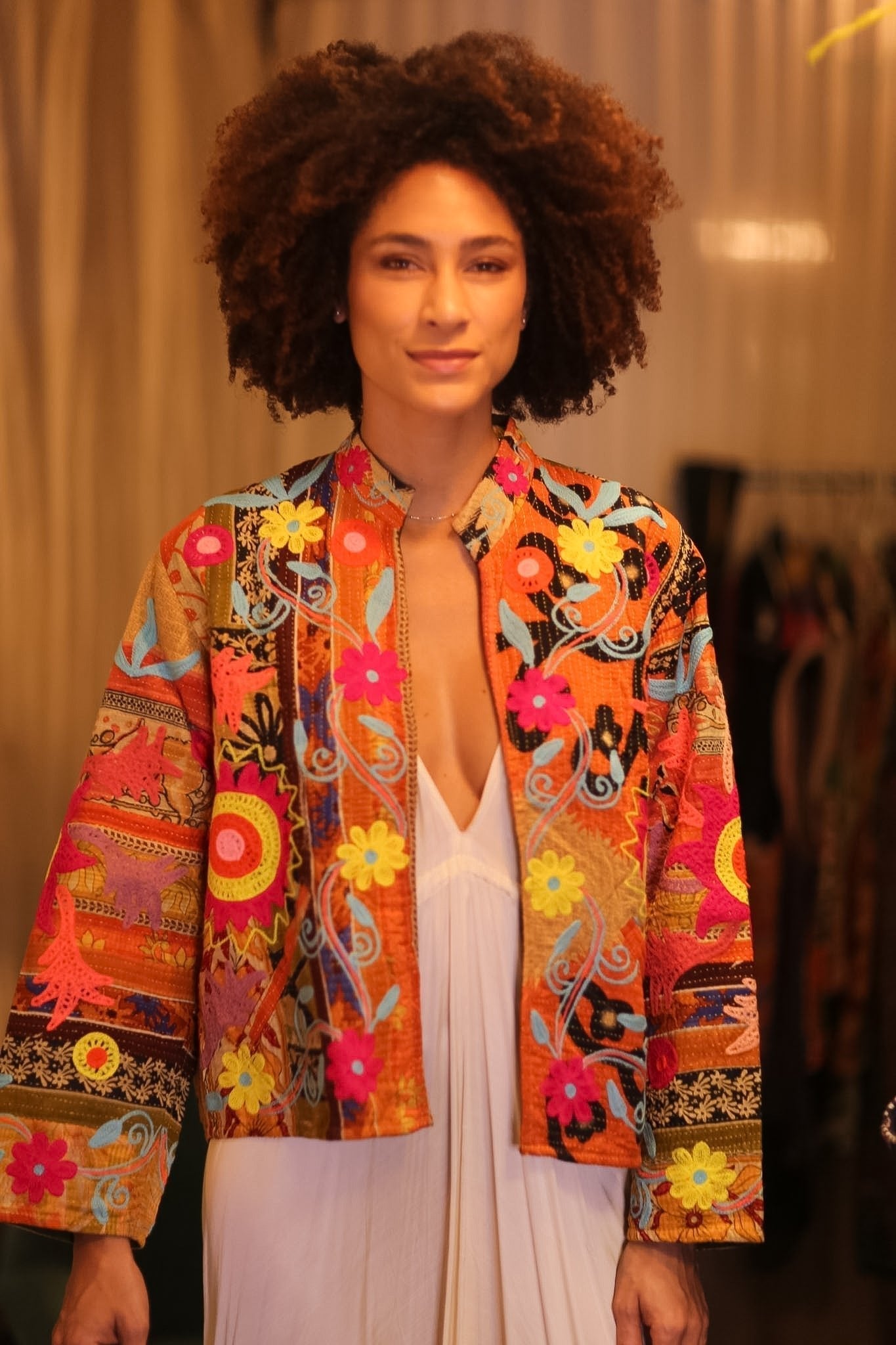 KANTHA EMBROIDERED JACKET INGRID LESB - MOMO STUDIO BERLIN - Berlin Concept Store - sustainable & ethical fashion