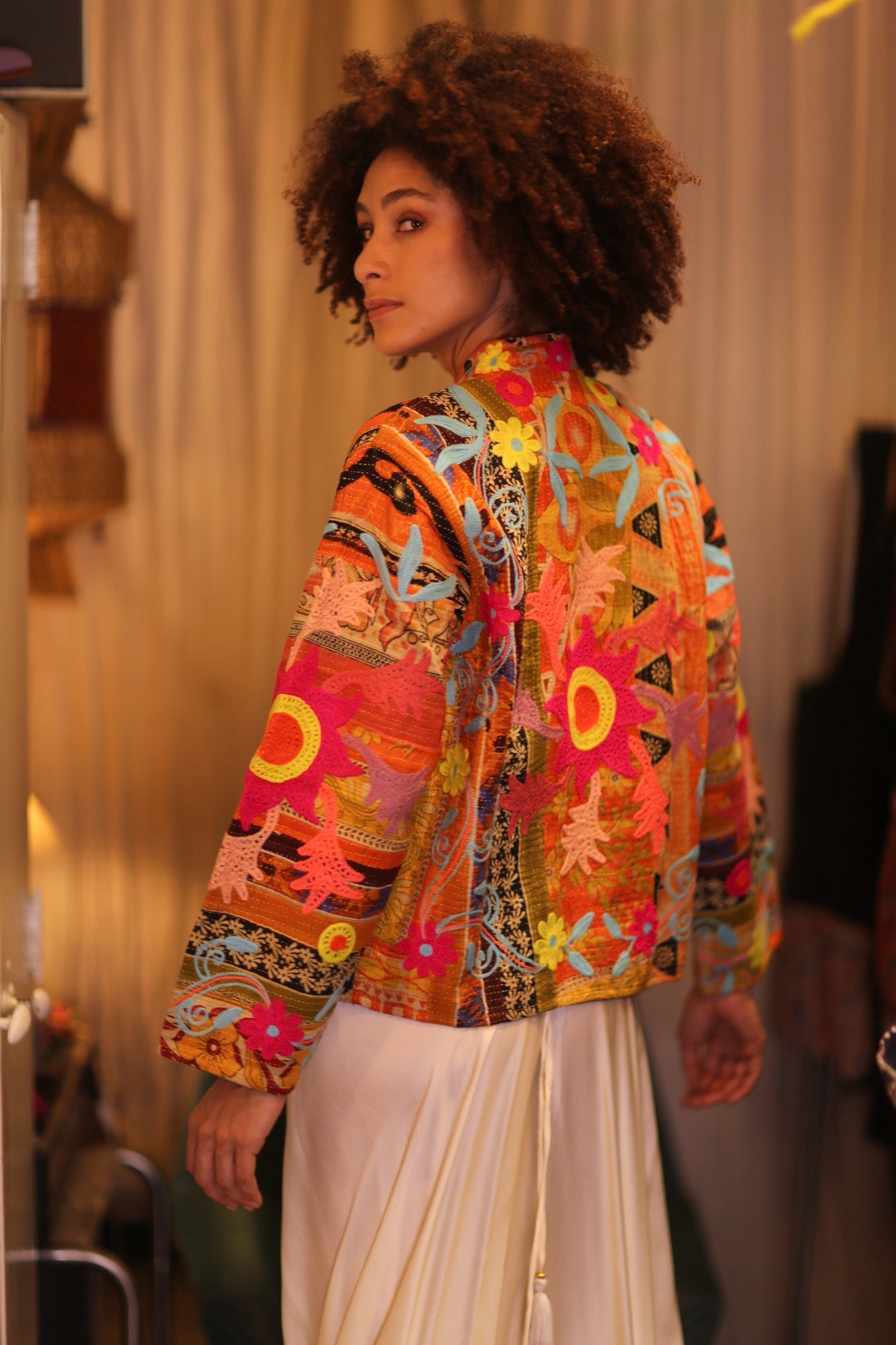 KANTHA EMBROIDERED JACKET INGRID LESB - MOMO STUDIO BERLIN - Berlin Concept Store - sustainable & ethical fashion