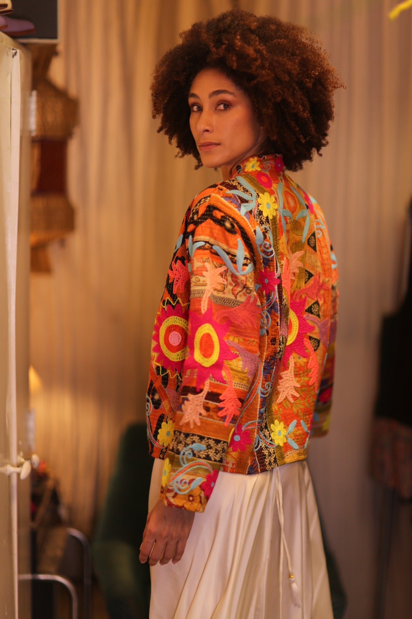 KANTHA EMBROIDERED JACKET INGRID LESB - MOMO STUDIO BERLIN - Berlin Concept Store - sustainable & ethical fashion