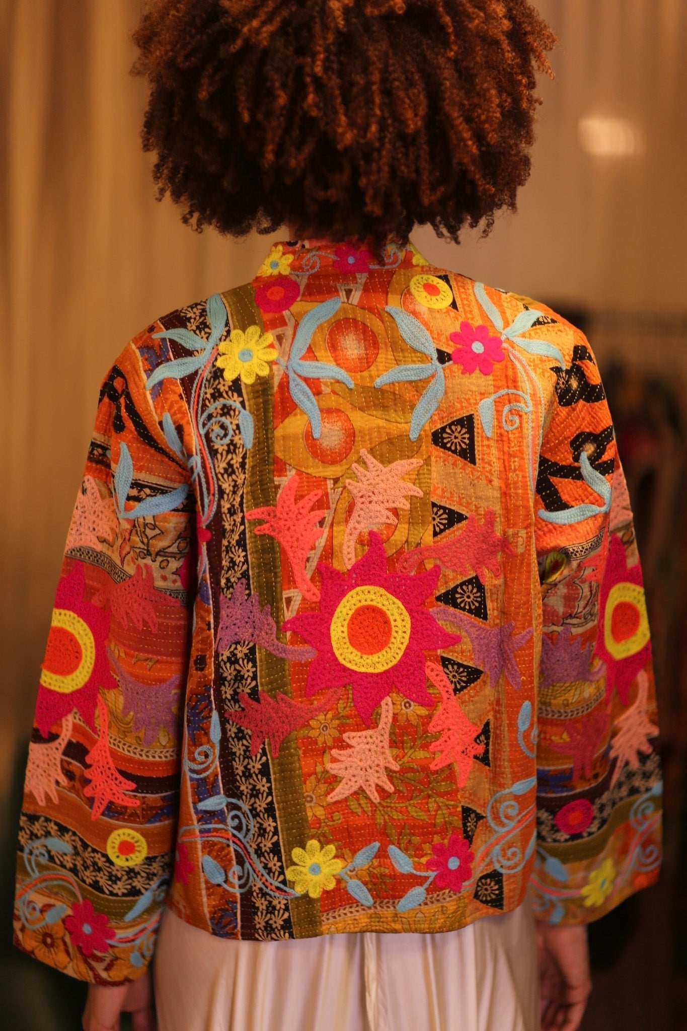 KANTHA EMBROIDERED JACKET INGRID LESB - MOMO STUDIO BERLIN - Berlin Concept Store - sustainable & ethical fashion