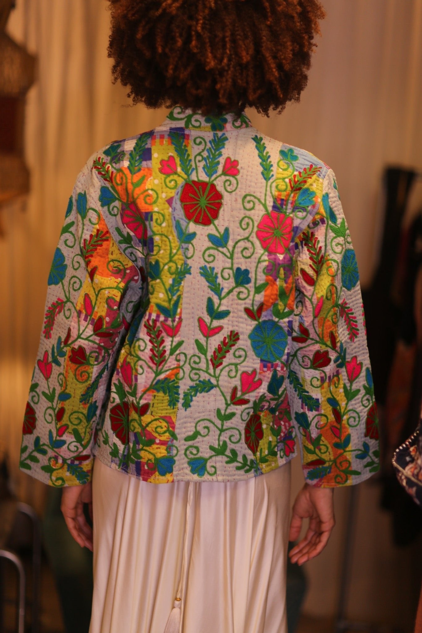 KANTHA EMBROIDERED JACKET INGRID NWENI - MOMO STUDIO BERLIN - Berlin Concept Store - sustainable & ethical fashion