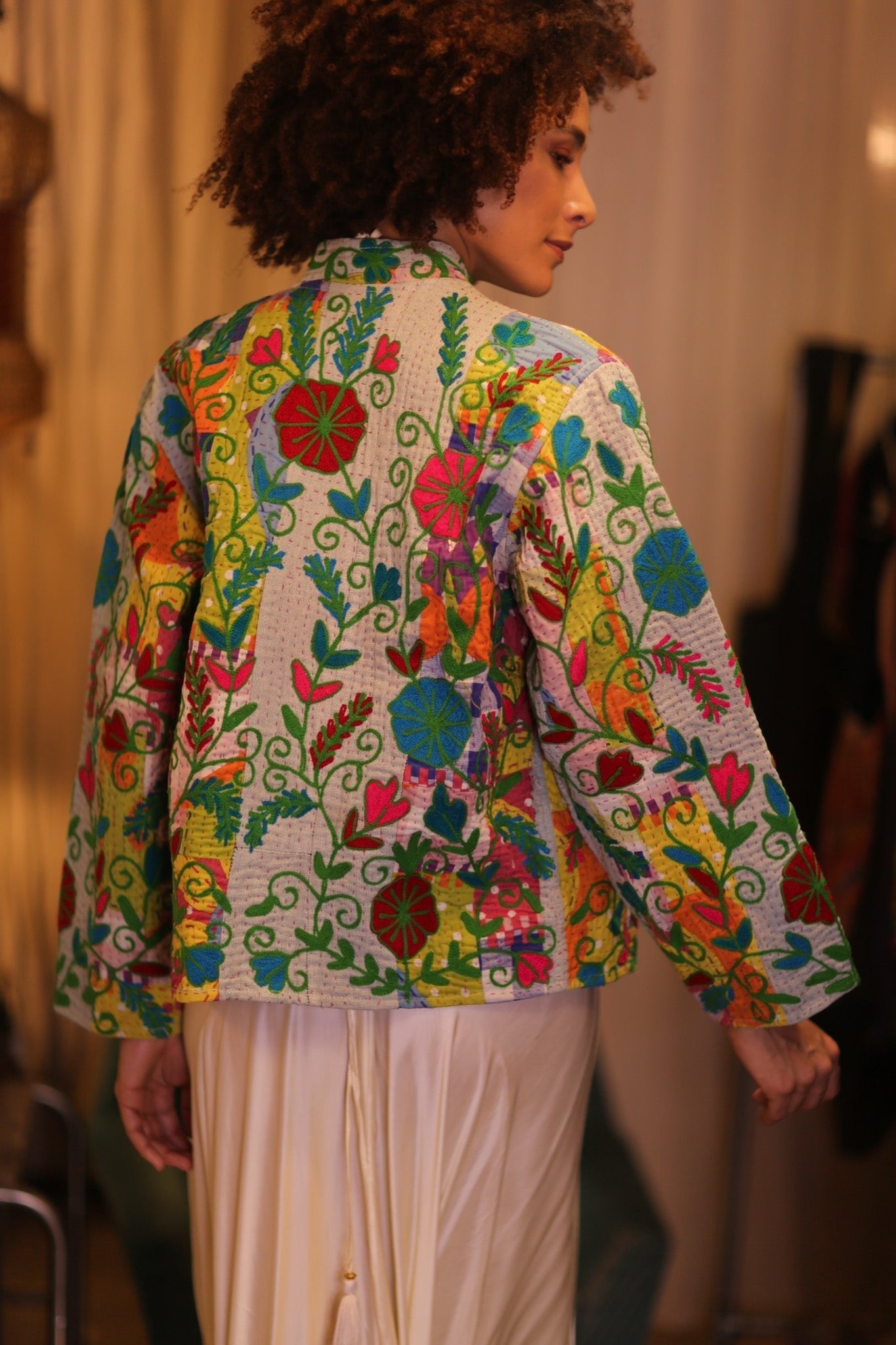 KANTHA EMBROIDERED JACKET INGRID NWENI - MOMO STUDIO BERLIN - Berlin Concept Store - sustainable & ethical fashion