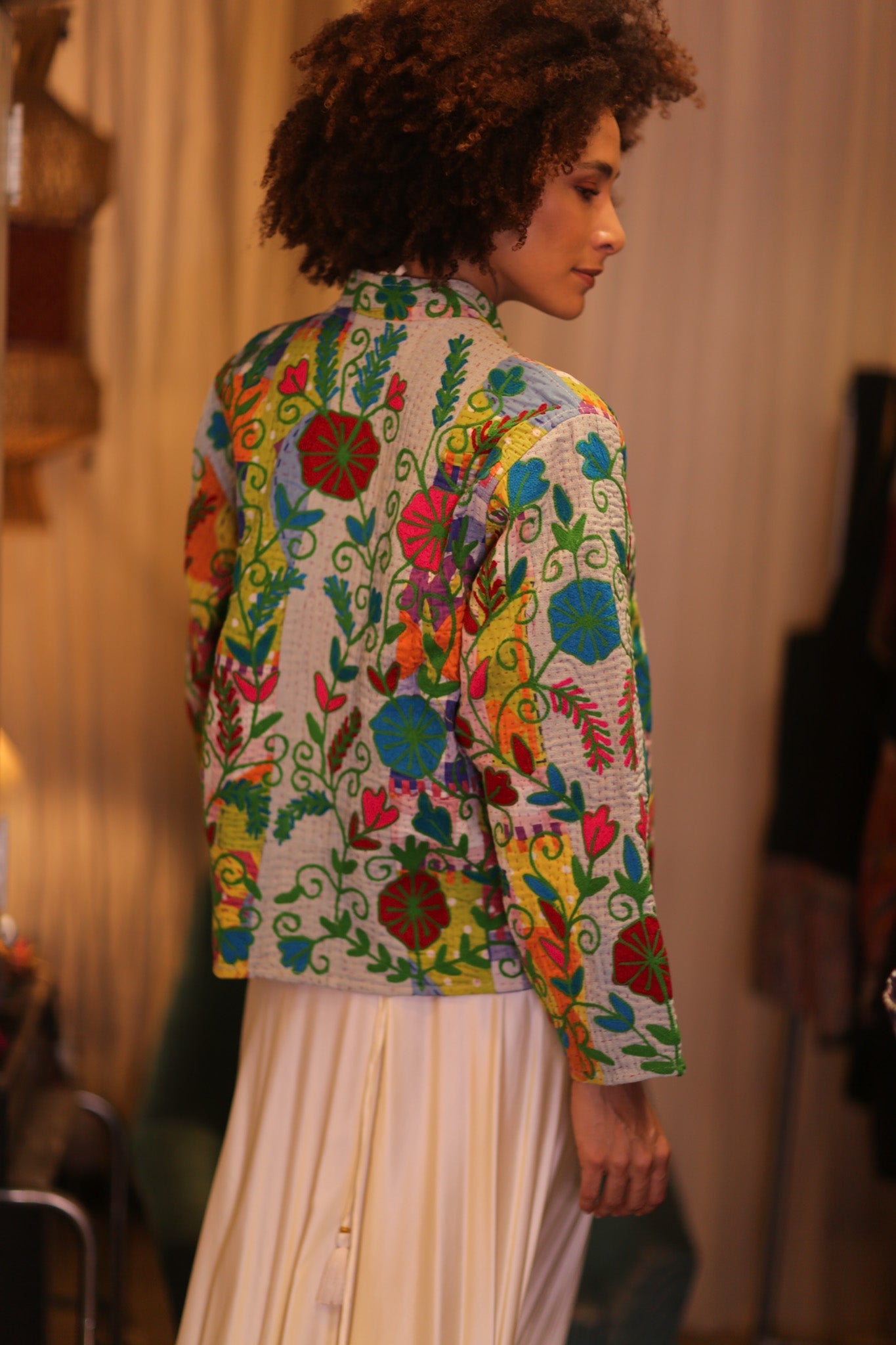 KANTHA EMBROIDERED JACKET INGRID NWENI - MOMO STUDIO BERLIN - Berlin Concept Store - sustainable & ethical fashion
