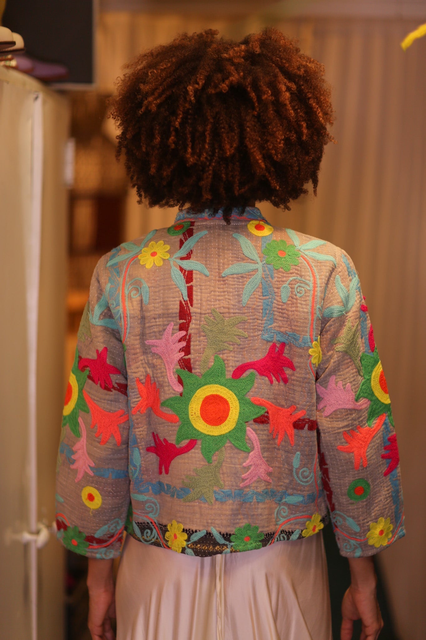 KANTHA EMBROIDERED JACKET INGRID WARPYAR - MOMO STUDIO BERLIN - Berlin Concept Store - sustainable & ethical fashion