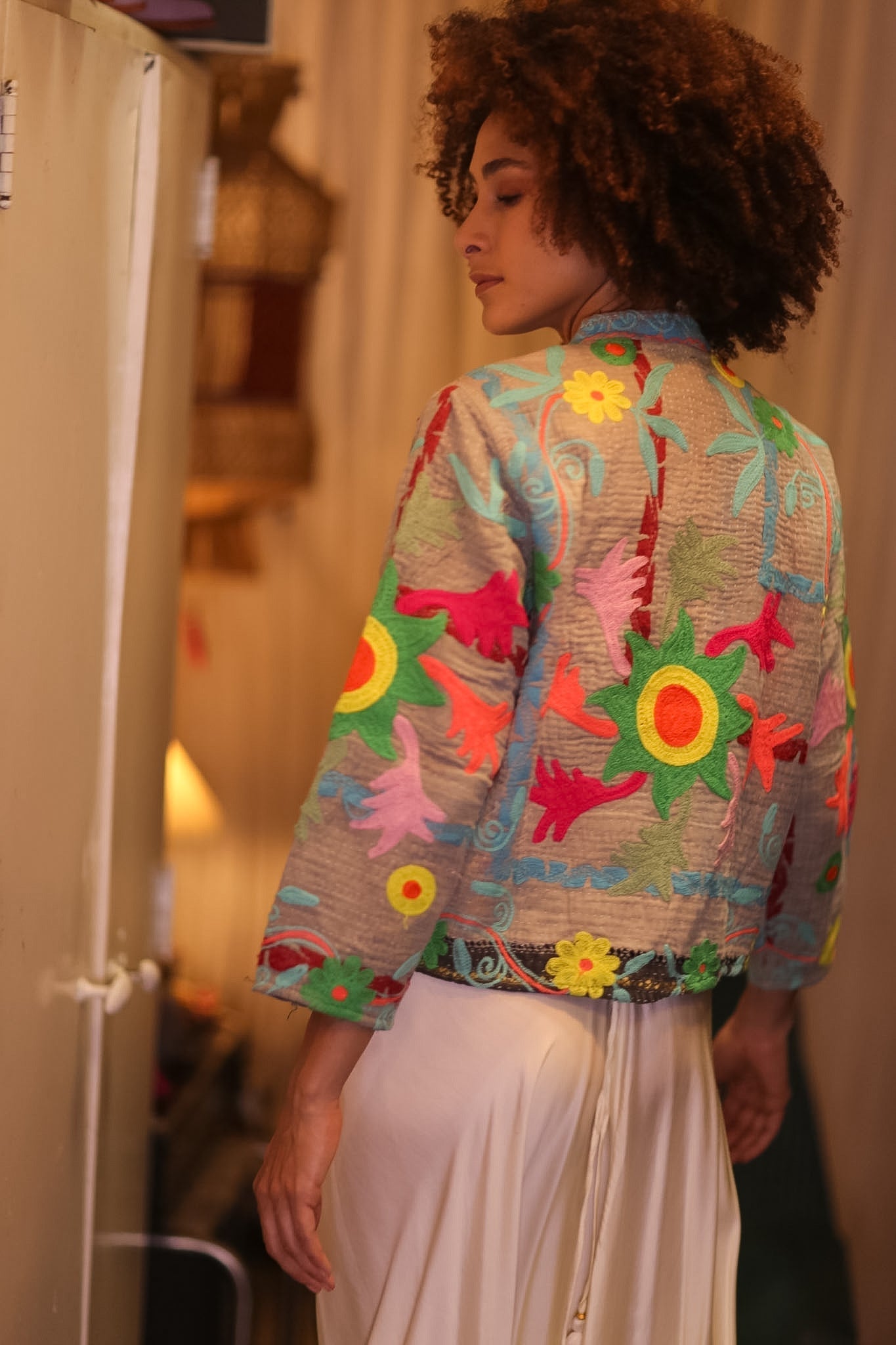 KANTHA EMBROIDERED JACKET INGRID WARPYAR - MOMO STUDIO BERLIN - Berlin Concept Store - sustainable & ethical fashion