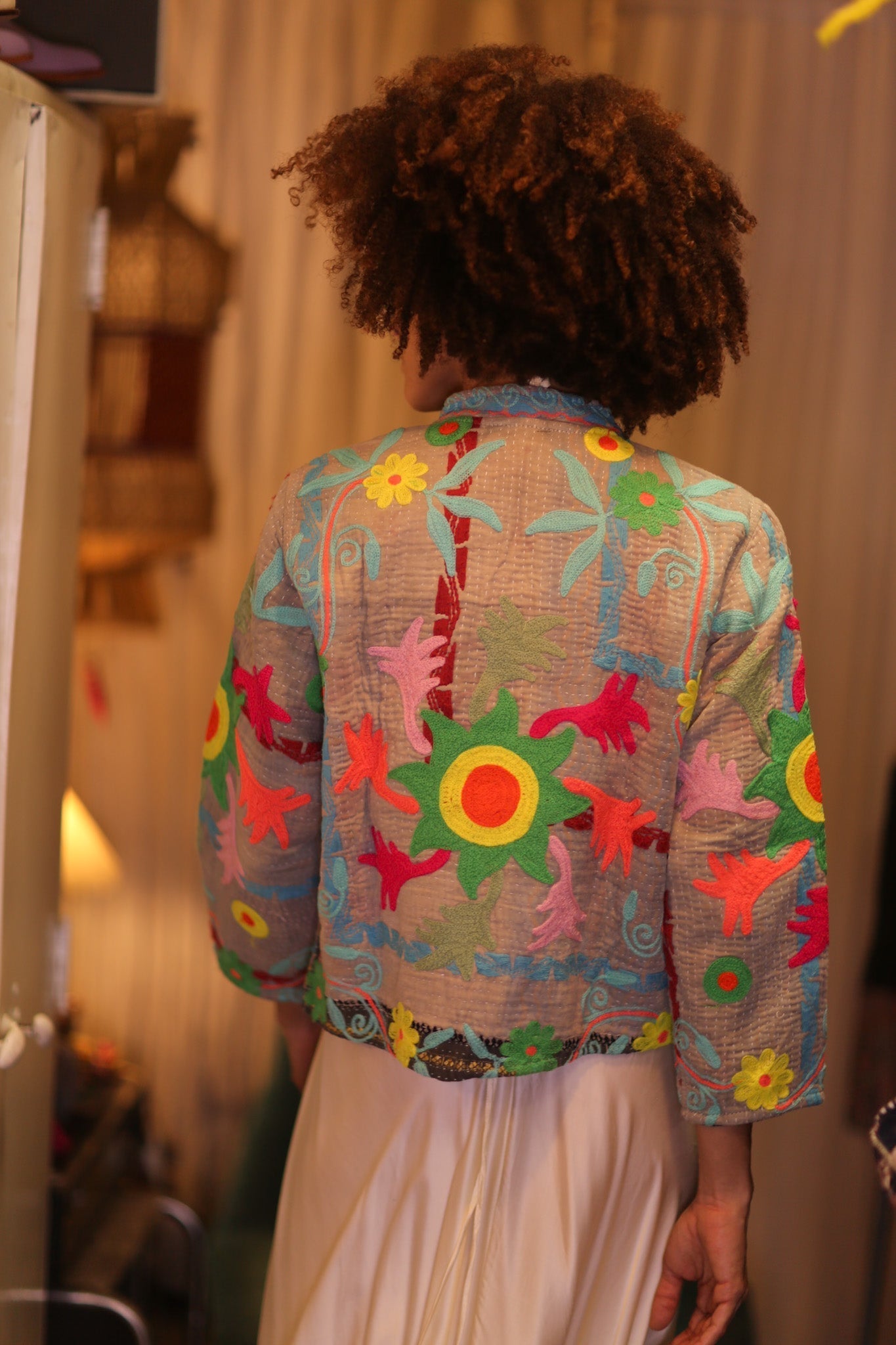 KANTHA EMBROIDERED JACKET INGRID WARPYAR - MOMO STUDIO BERLIN - Berlin Concept Store - sustainable & ethical fashion