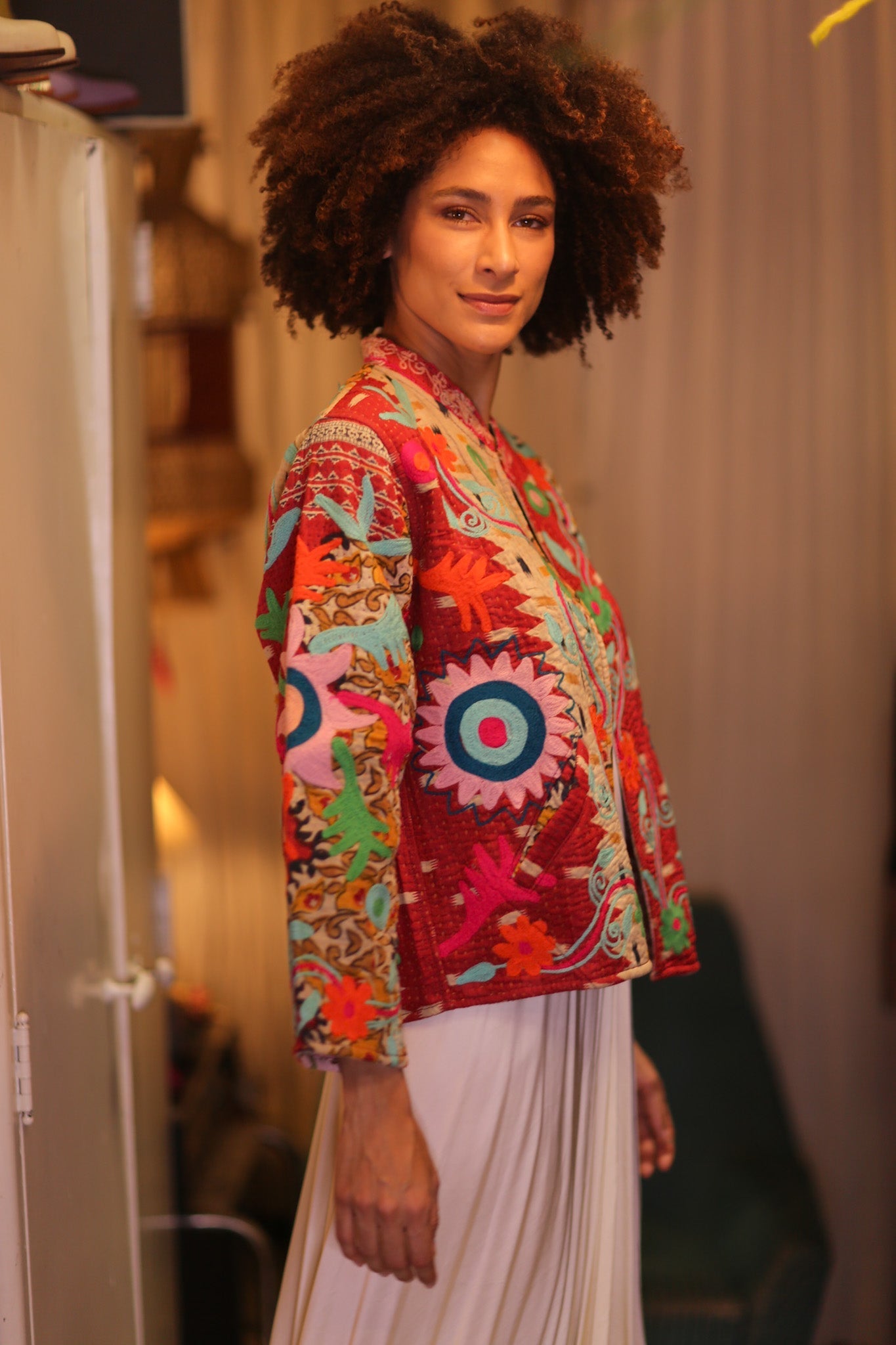 KANTHA EMBROIDERED JACKET INGRID WARYAW - MOMO STUDIO BERLIN - Berlin Concept Store - sustainable & ethical fashion