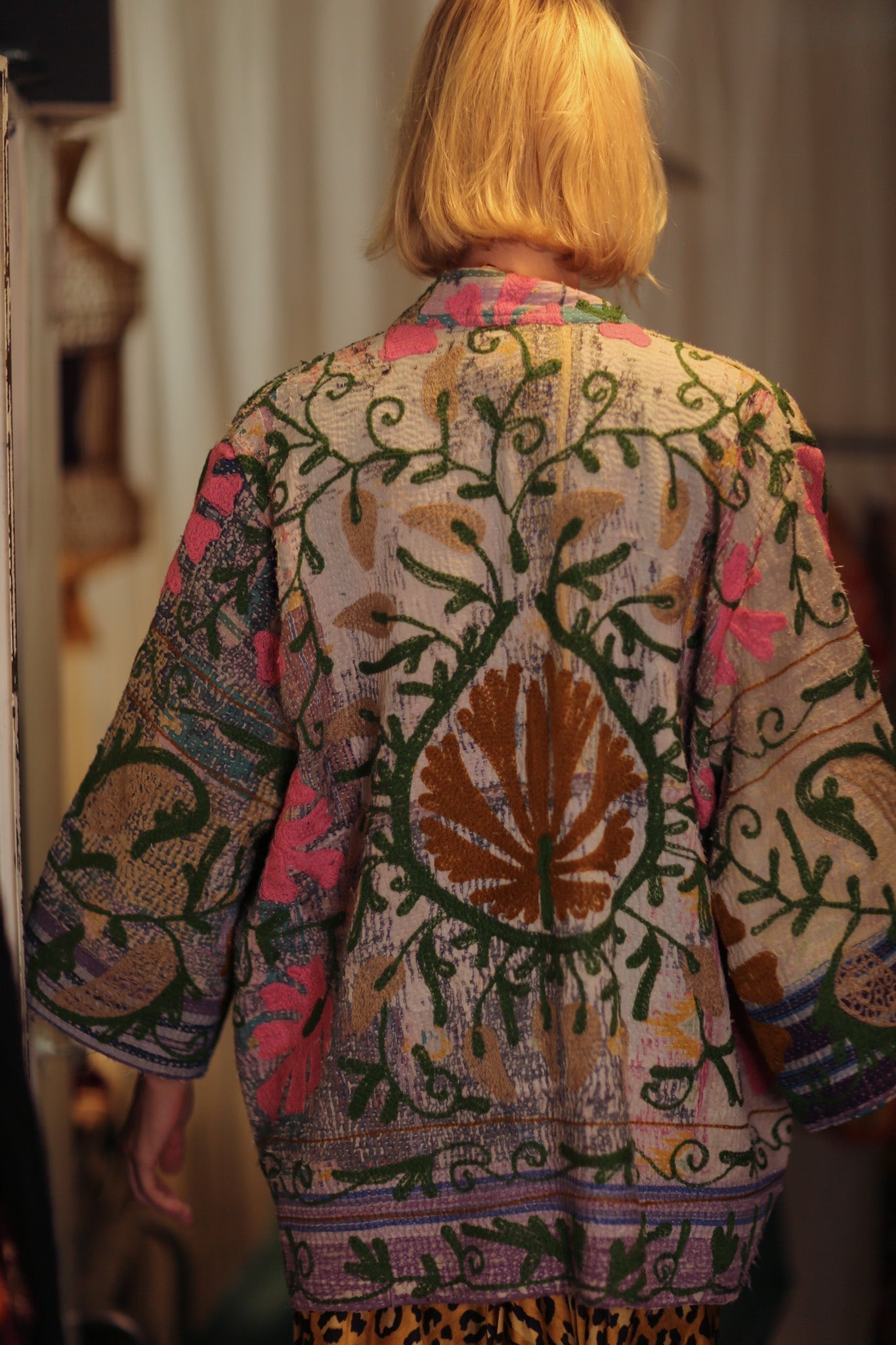 KANTHA EMBROIDERED KIMONO MONTY DECO - MOMO STUDIO BERLIN - Berlin Concept Store - sustainable & ethical fashion