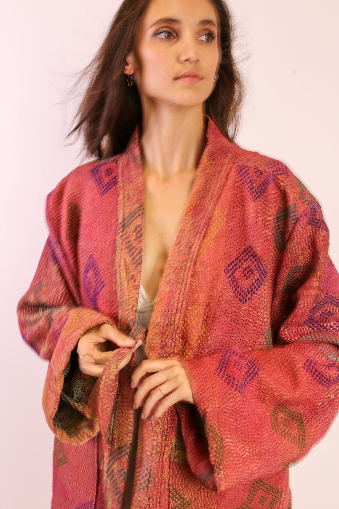 KANTHA FABRIC KIMONO JACKET VALESSA - MOMO STUDIO BERLIN - Berlin Concept Store - sustainable & ethical fashion