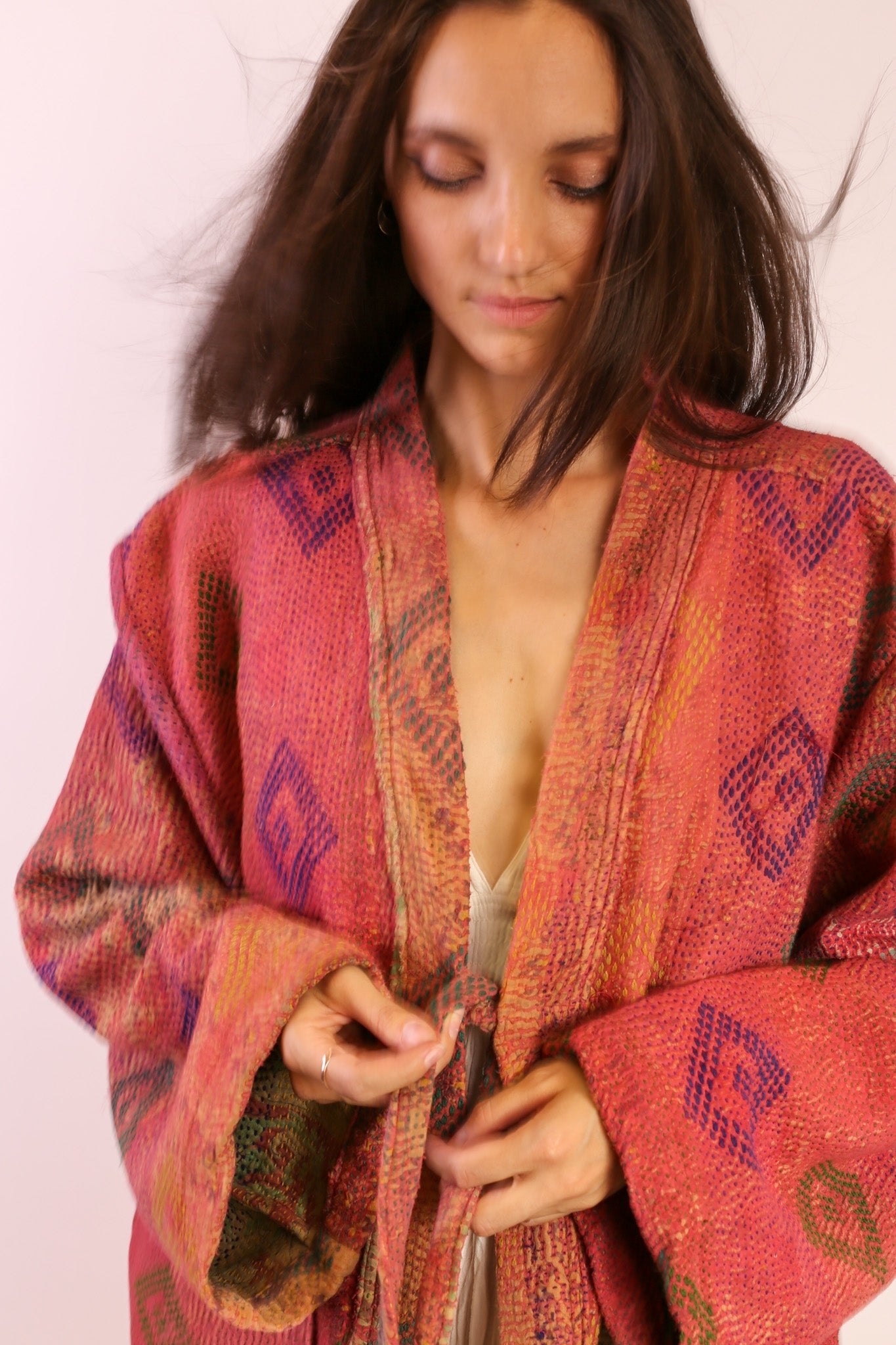 KANTHA FABRIC KIMONO JACKET VALESSA - MOMO STUDIO BERLIN - Berlin Concept Store - sustainable & ethical fashion