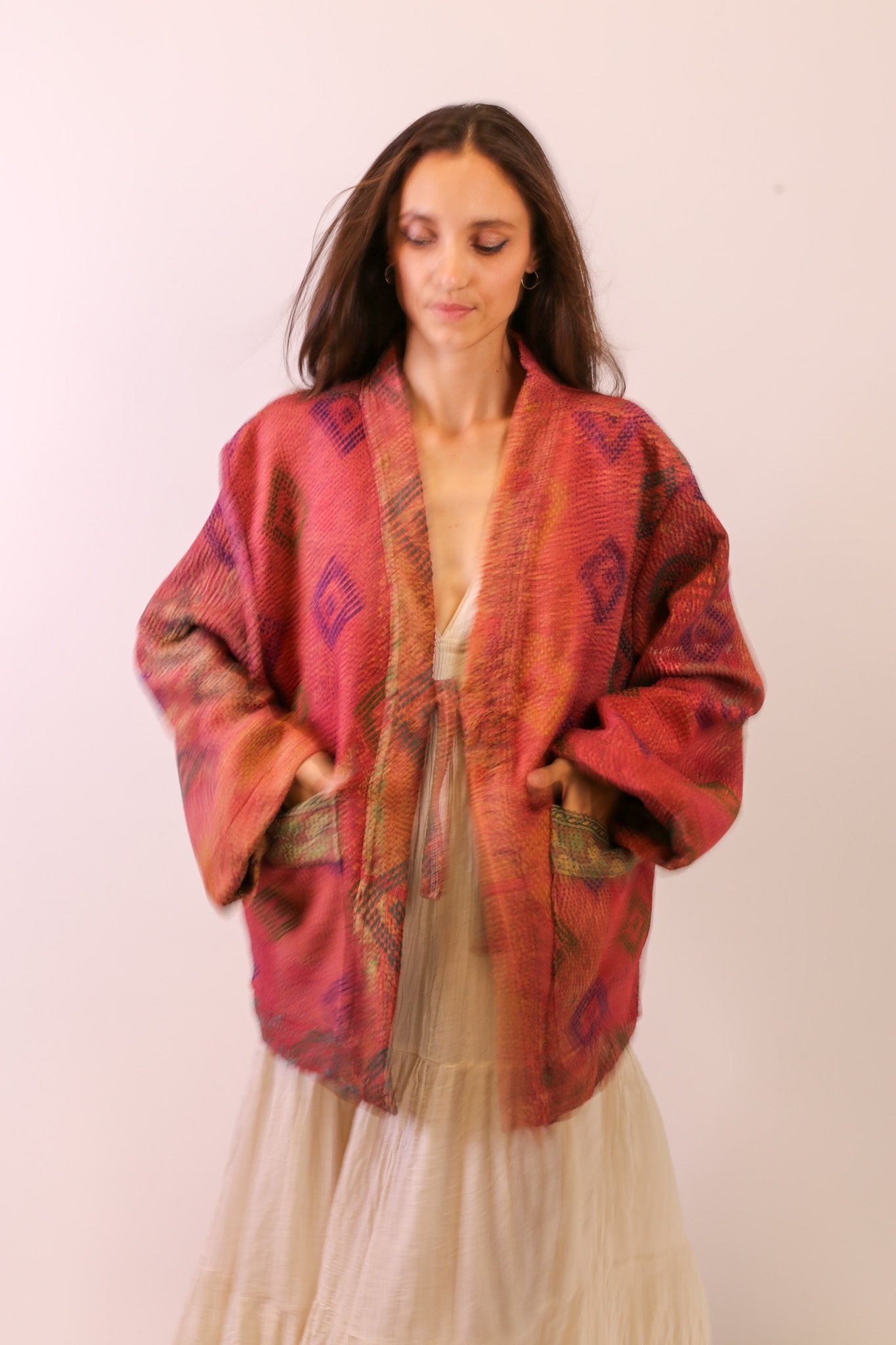 KANTHA FABRIC KIMONO JACKET VALESSA - MOMO STUDIO BERLIN - Berlin Concept Store - sustainable & ethical fashion