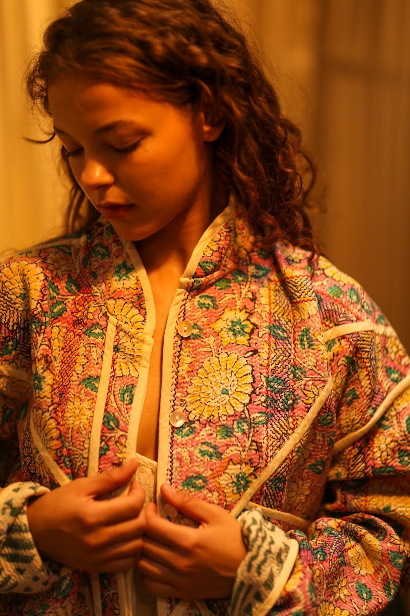 KANTHA JACKET BABY FLOWER - MOMO STUDIO BERLIN - Berlin Concept Store - sustainable & ethical fashion
