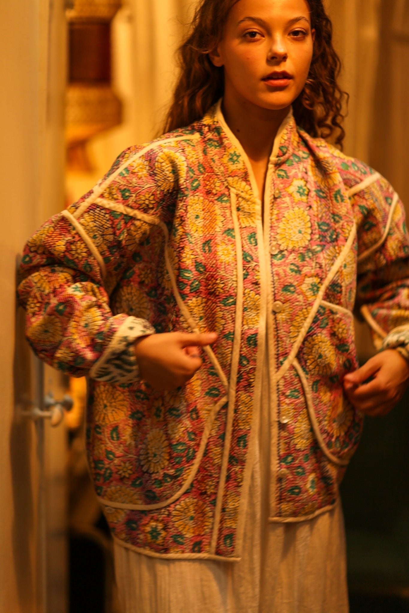 KANTHA JACKET BABY FLOWER - MOMO STUDIO BERLIN - Berlin Concept Store - sustainable & ethical fashion