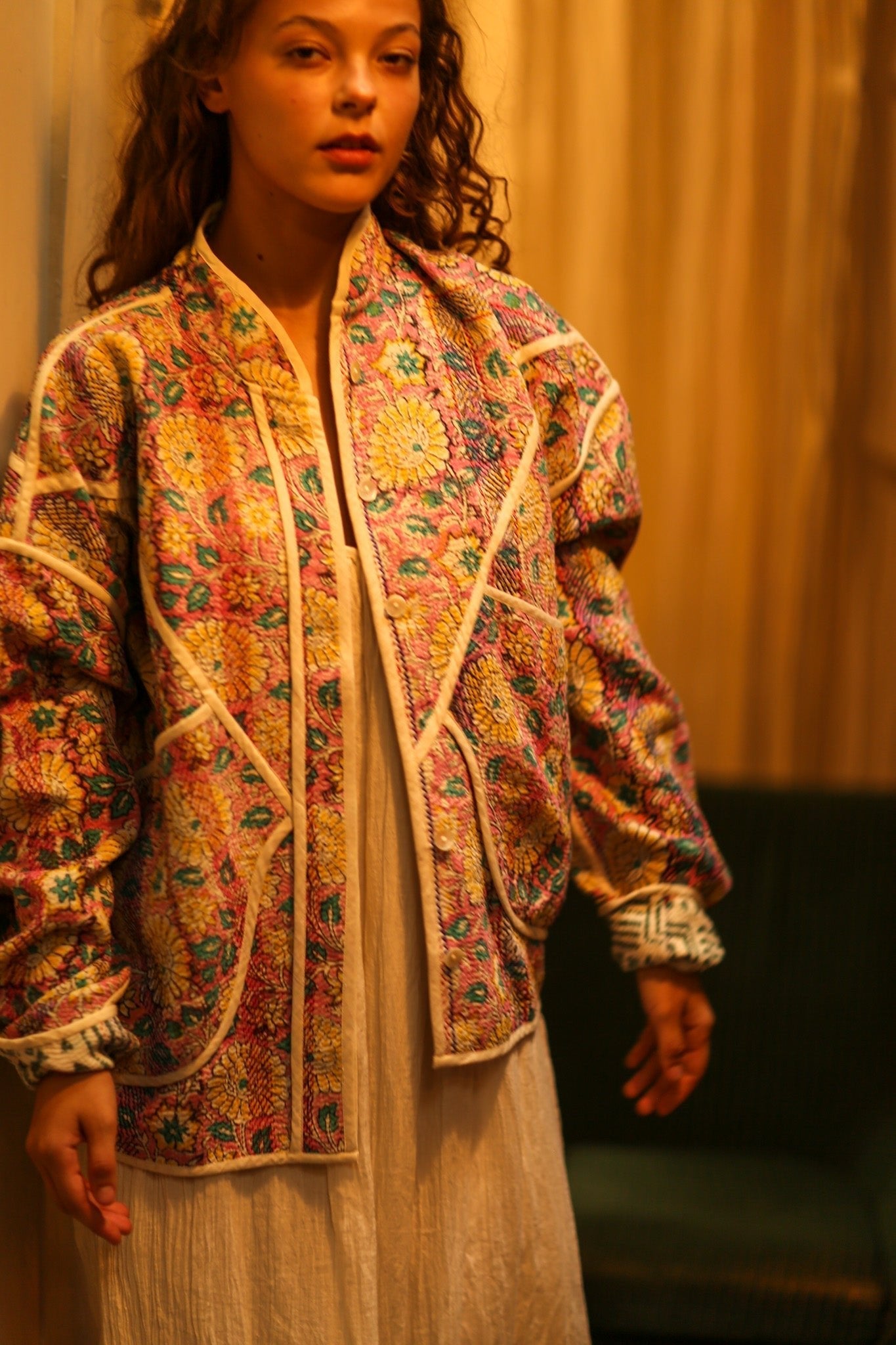 KANTHA JACKET BABY FLOWER - MOMO STUDIO BERLIN - Berlin Concept Store - sustainable & ethical fashion