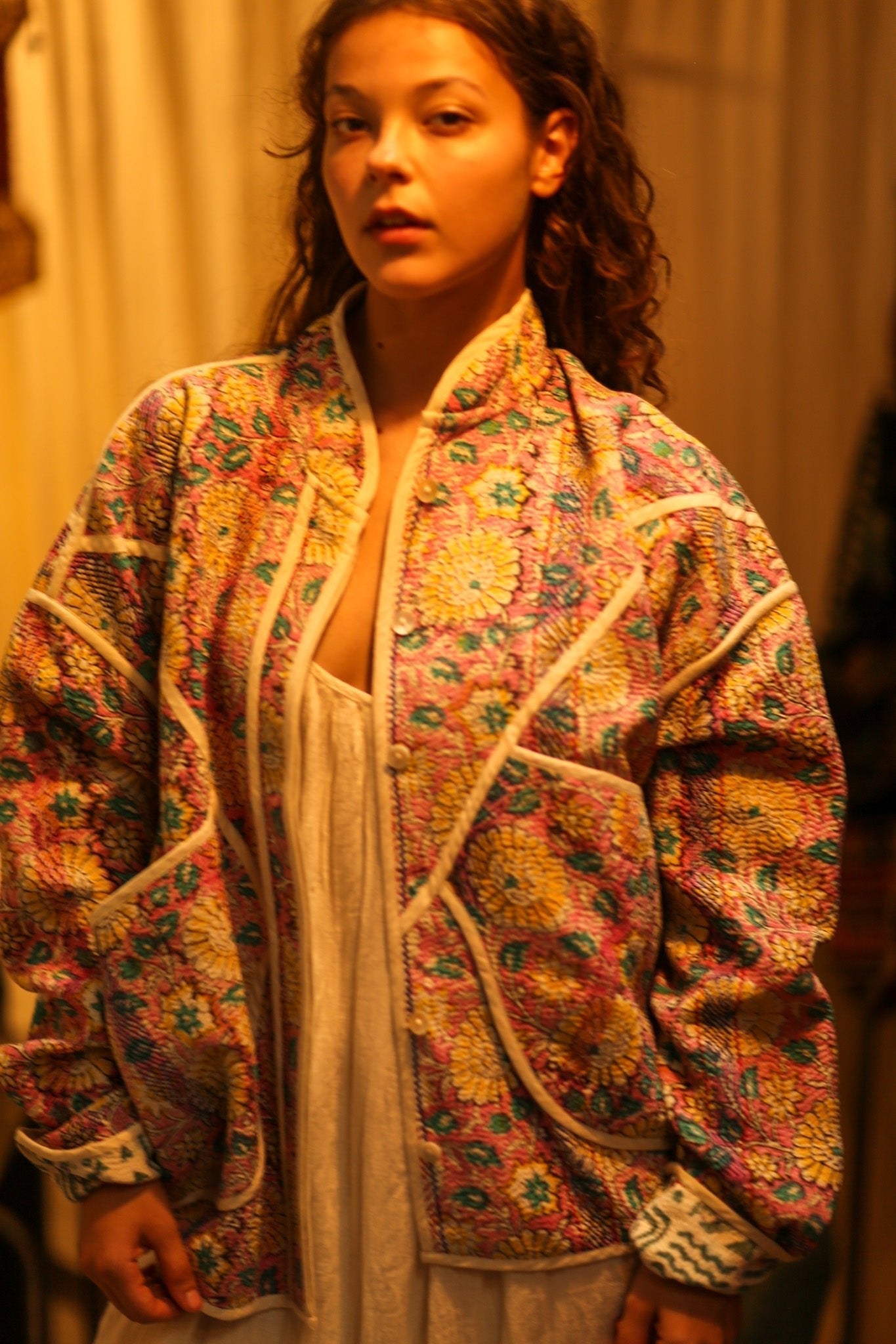 KANTHA JACKET BABY FLOWER - MOMO STUDIO BERLIN - Berlin Concept Store - sustainable & ethical fashion