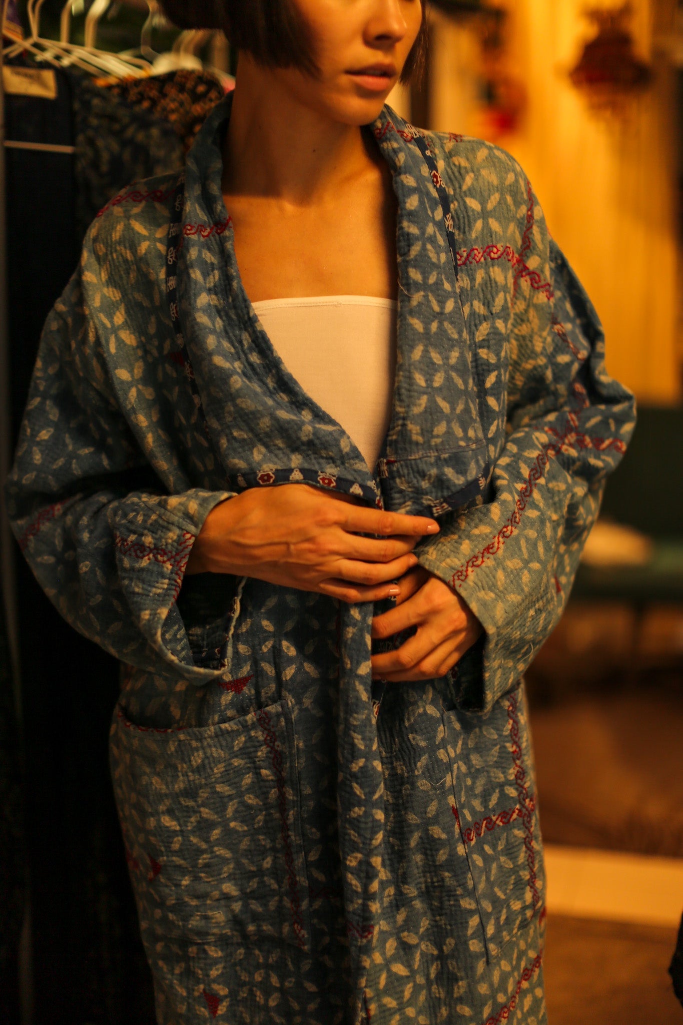 KANTHA JACKET COAT DUSTER GIORGIA - MOMO STUDIO BERLIN - Berlin Concept Store - sustainable & ethical fashion