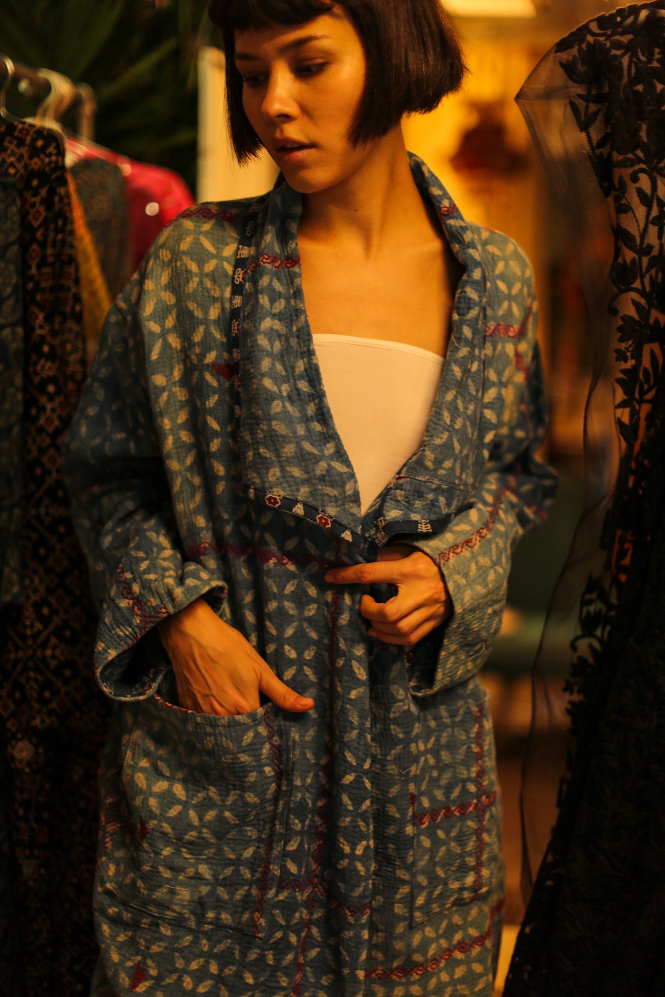 KANTHA JACKET COAT DUSTER GIORGIA - MOMO STUDIO BERLIN - Berlin Concept Store - sustainable & ethical fashion