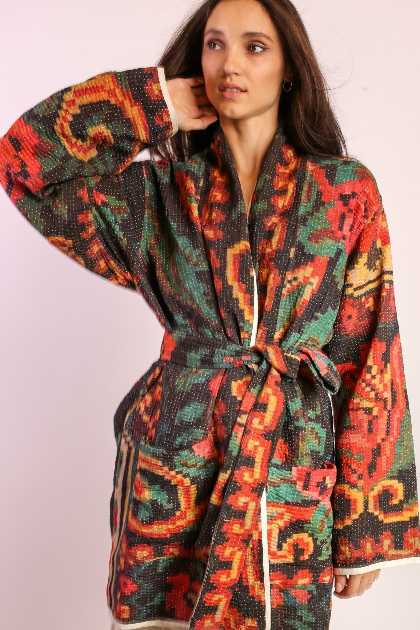 KANTHA JACKET COAT TOMMY - MOMO STUDIO BERLIN - Berlin Concept Store - sustainable & ethical fashion