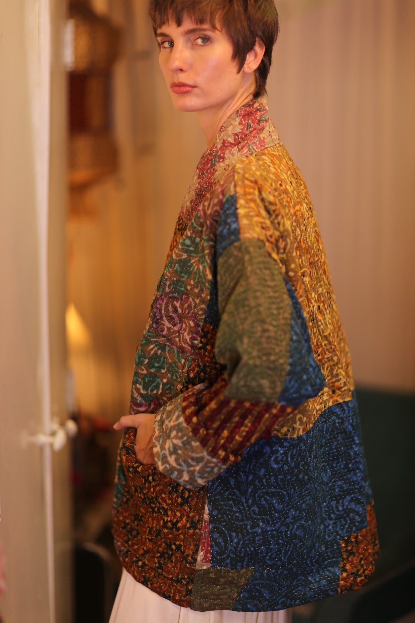 KANTHA JACKET COLORFUL ART - MOMO STUDIO BERLIN - Berlin Concept Store - sustainable & ethical fashion