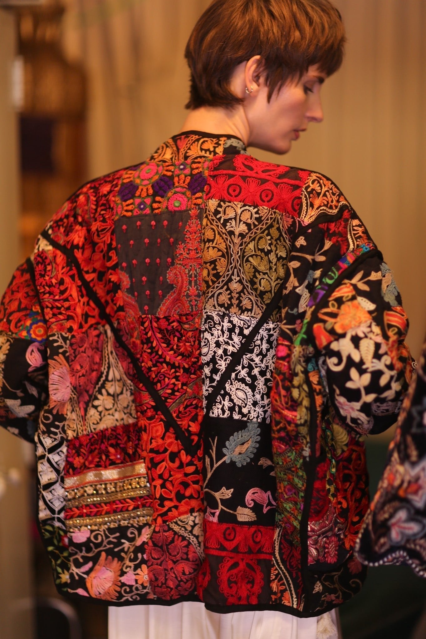 KANTHA JACKET EMBROIDERED PATCHWORK PATTERN EMPRESS - MOMO STUDIO BERLIN - Berlin Concept Store - sustainable & ethical fashion