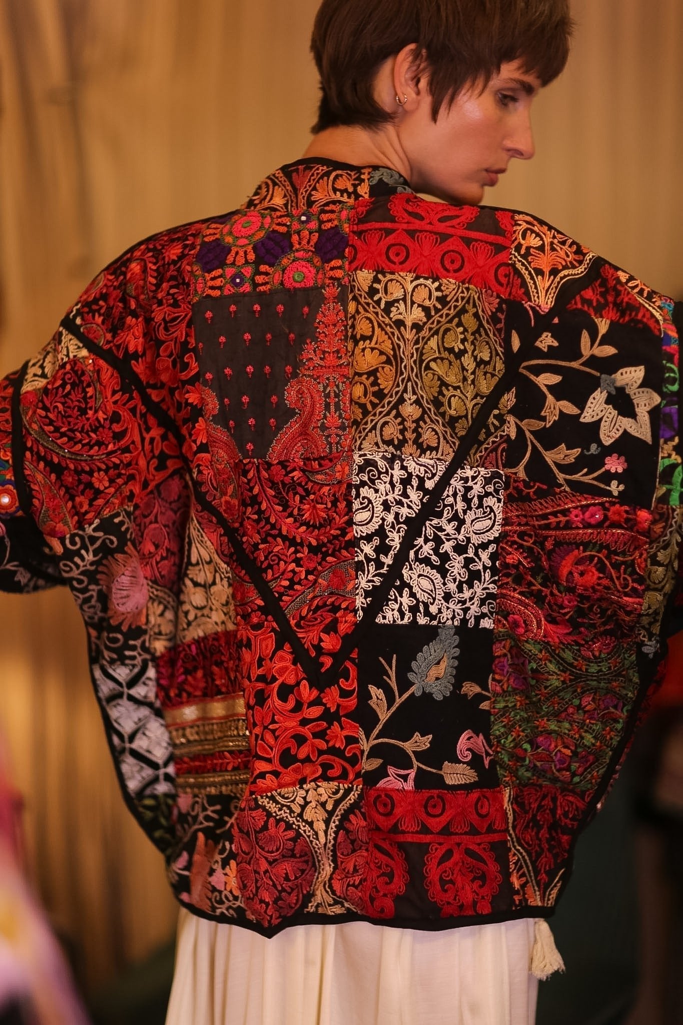 KANTHA JACKET EMBROIDERED PATCHWORK PATTERN EMPRESS - MOMO STUDIO BERLIN - Berlin Concept Store - sustainable & ethical fashion
