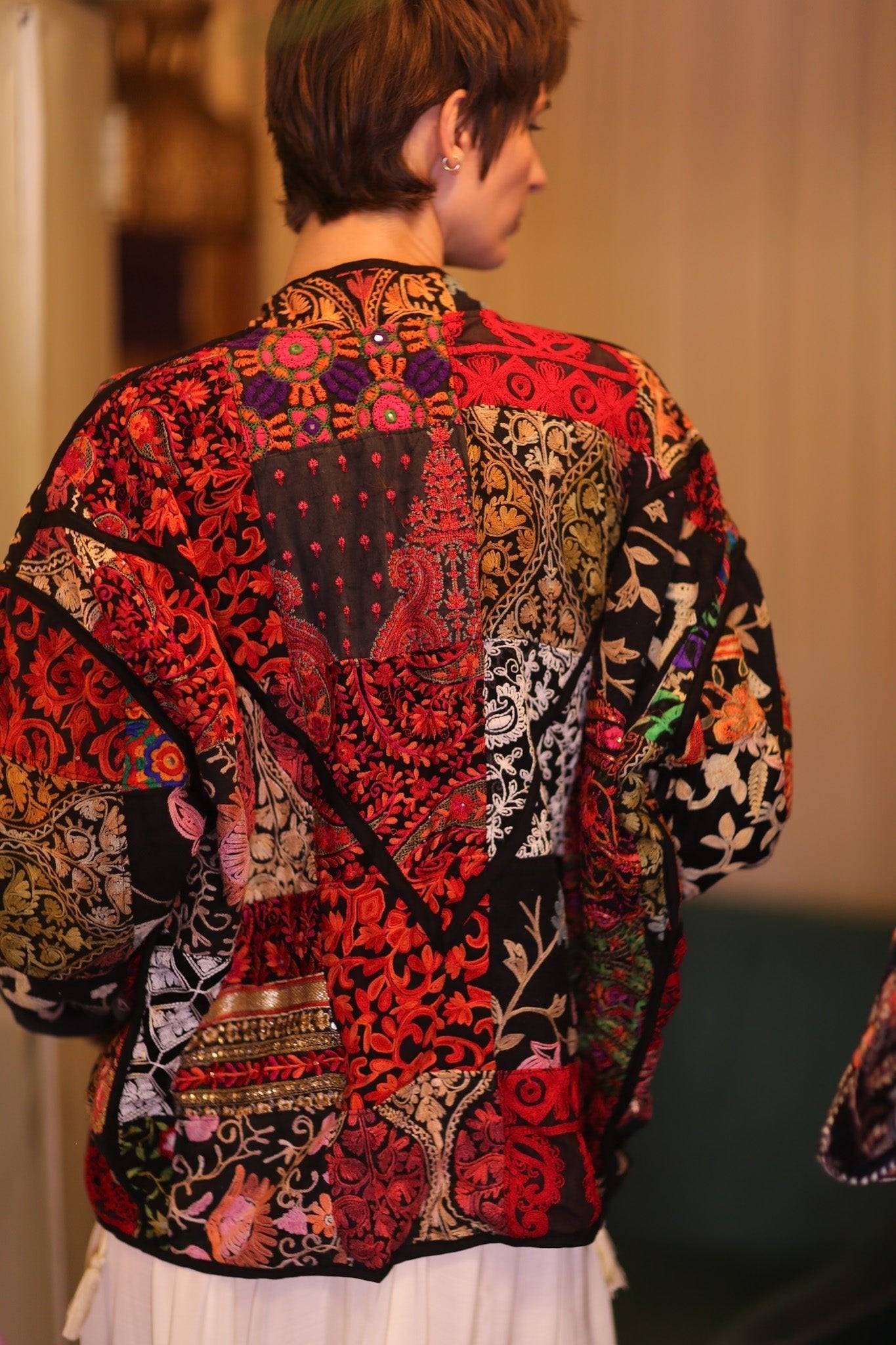 KANTHA JACKET EMBROIDERED PATCHWORK PATTERN EMPRESS - MOMO STUDIO BERLIN - Berlin Concept Store - sustainable & ethical fashion