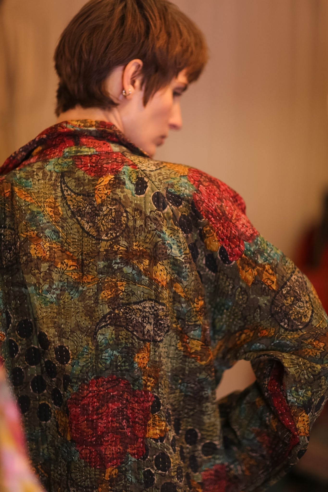 KANTHA JACKET FLORALS DAASI - MOMO STUDIO BERLIN - Berlin Concept Store - sustainable & ethical fashion