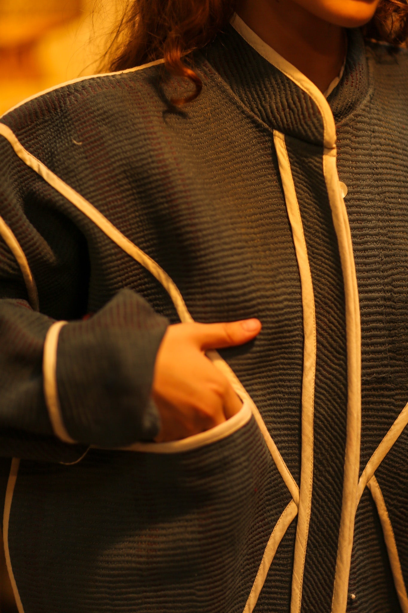 KANTHA JACKET LAYLA NIGHT - MOMO STUDIO BERLIN - Berlin Concept Store - sustainable & ethical fashion