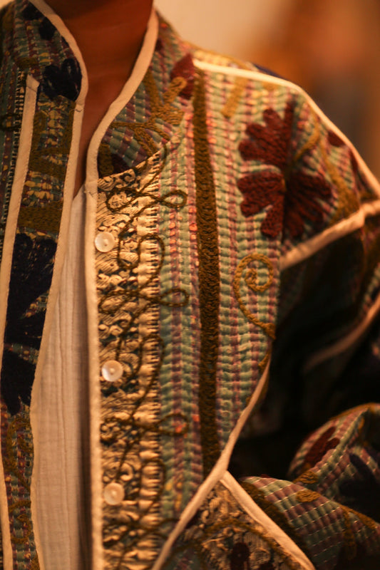 KANTHA JACKET MARINA - MOMO STUDIO BERLIN - Berlin Concept Store - sustainable & ethical fashion