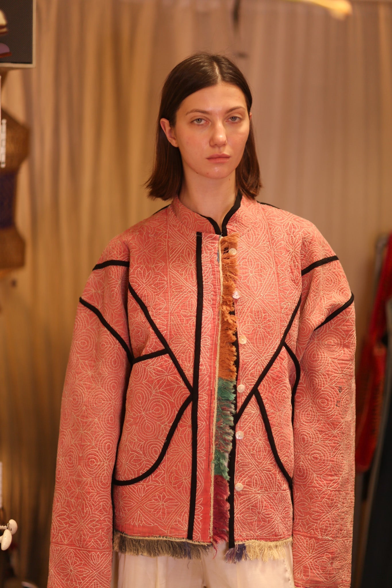 KANTHA JACKET MARMALADE - MOMO STUDIO BERLIN - Berlin Concept Store - sustainable & ethical fashion