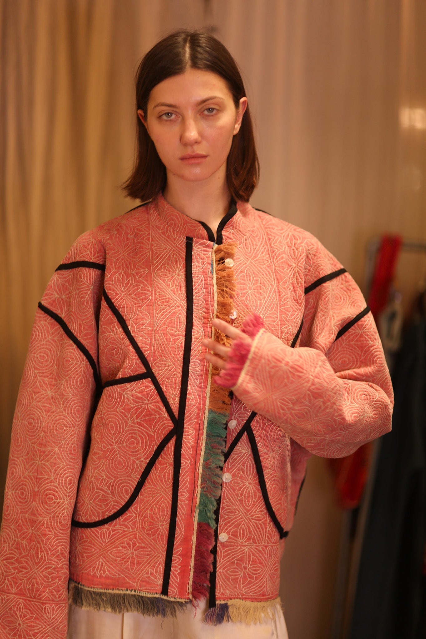 KANTHA JACKET MARMALADE - MOMO STUDIO BERLIN - Berlin Concept Store - sustainable & ethical fashion