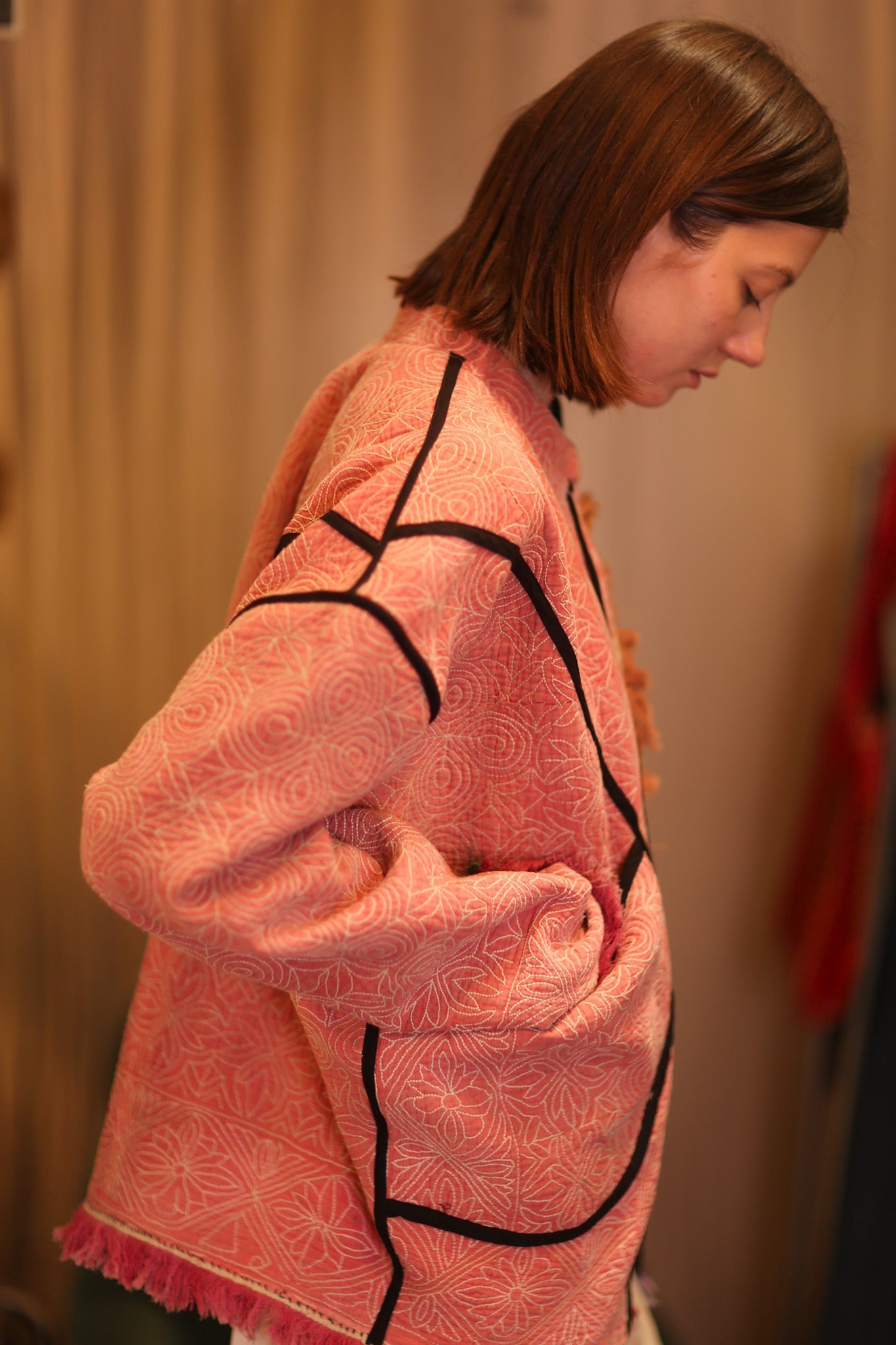 KANTHA JACKET MARMALADE - MOMO STUDIO BERLIN - Berlin Concept Store - sustainable & ethical fashion
