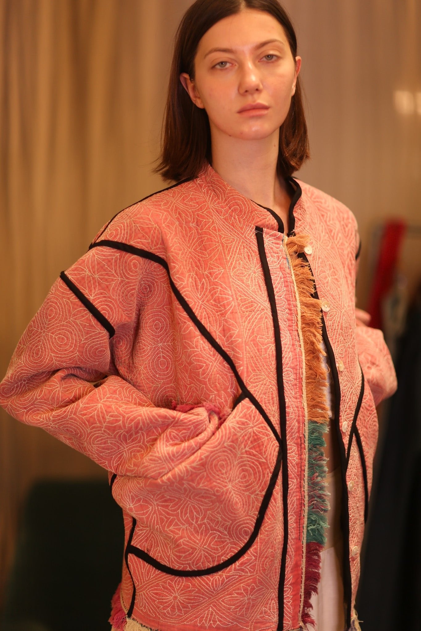 KANTHA JACKET MARMALADE - MOMO STUDIO BERLIN - Berlin Concept Store - sustainable & ethical fashion