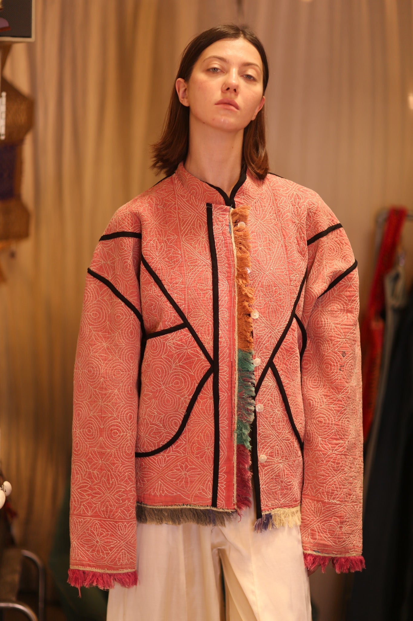 KANTHA JACKET MARMALADE - MOMO STUDIO BERLIN - Berlin Concept Store - sustainable & ethical fashion