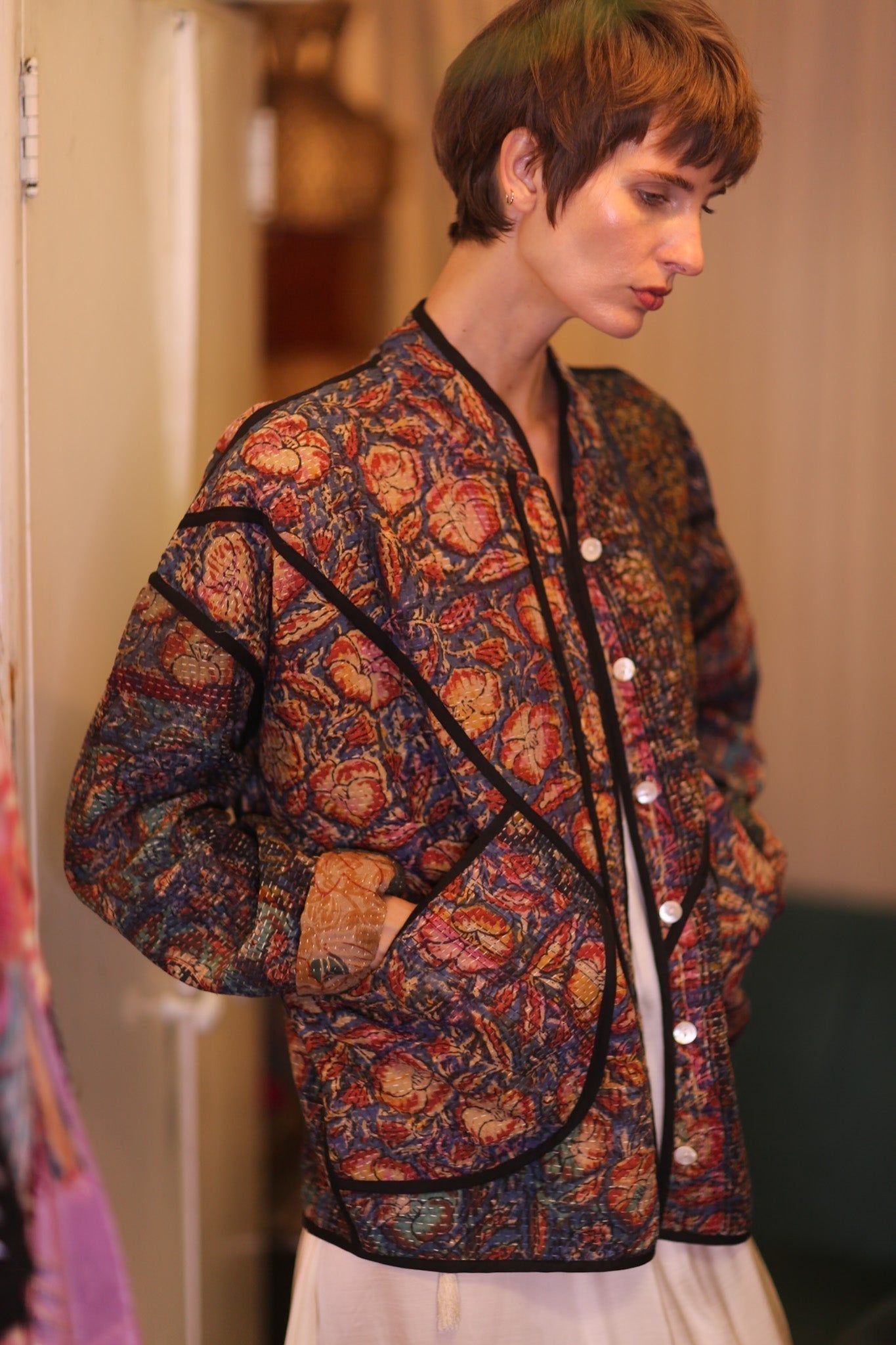 KANTHA JACKET MORNING GLORY - MOMO STUDIO BERLIN - Berlin Concept Store - sustainable & ethical fashion