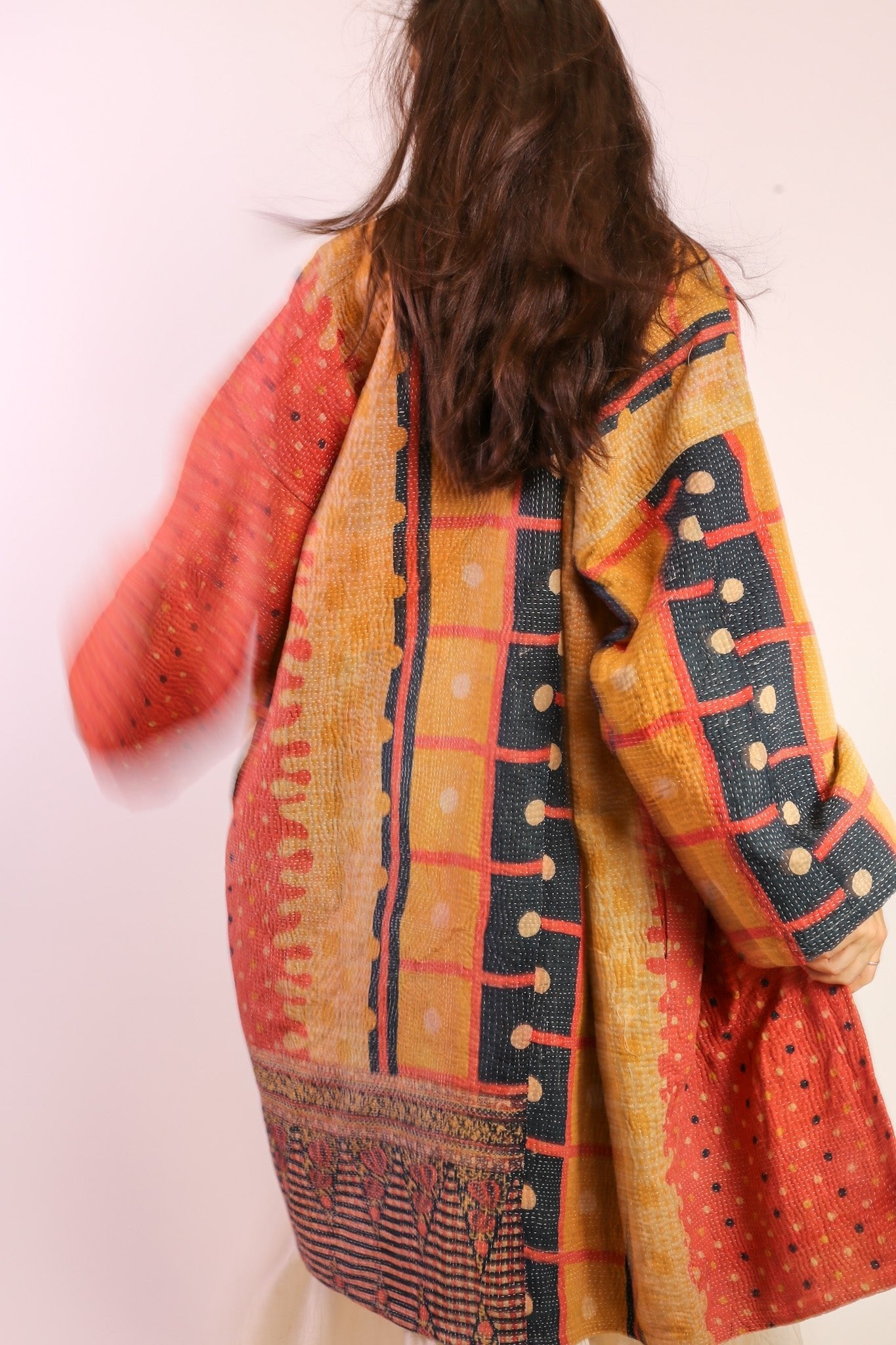 KANTHA KIMONO COAT JACKET BELI - MOMO STUDIO BERLIN - Berlin Concept Store - sustainable & ethical fashion