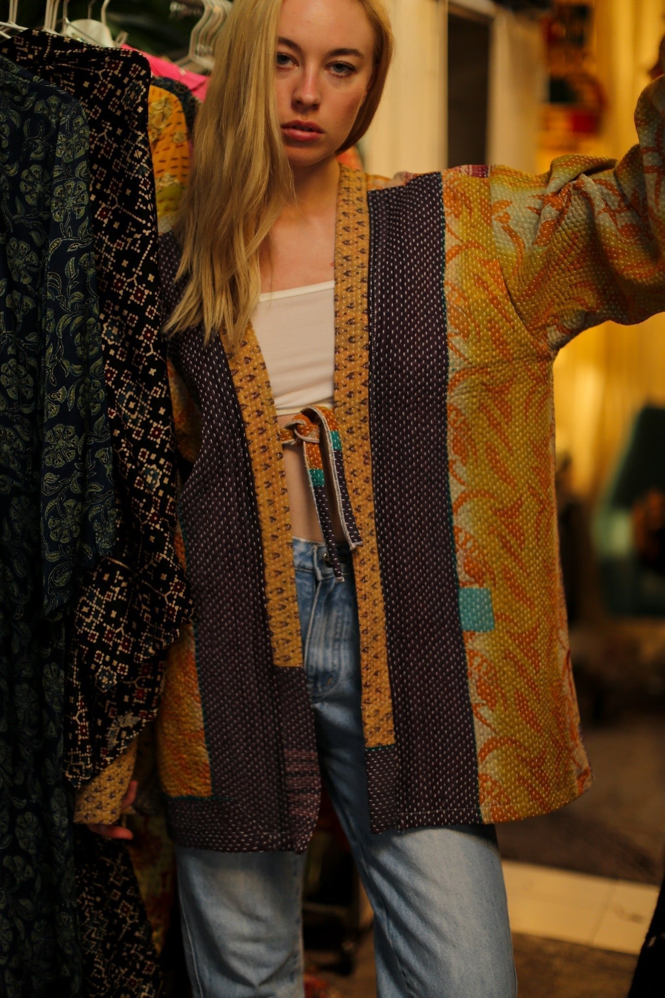 KANTHA KIMONO JACKET BELINDA - MOMO STUDIO BERLIN - Berlin Concept Store - sustainable & ethical fashion