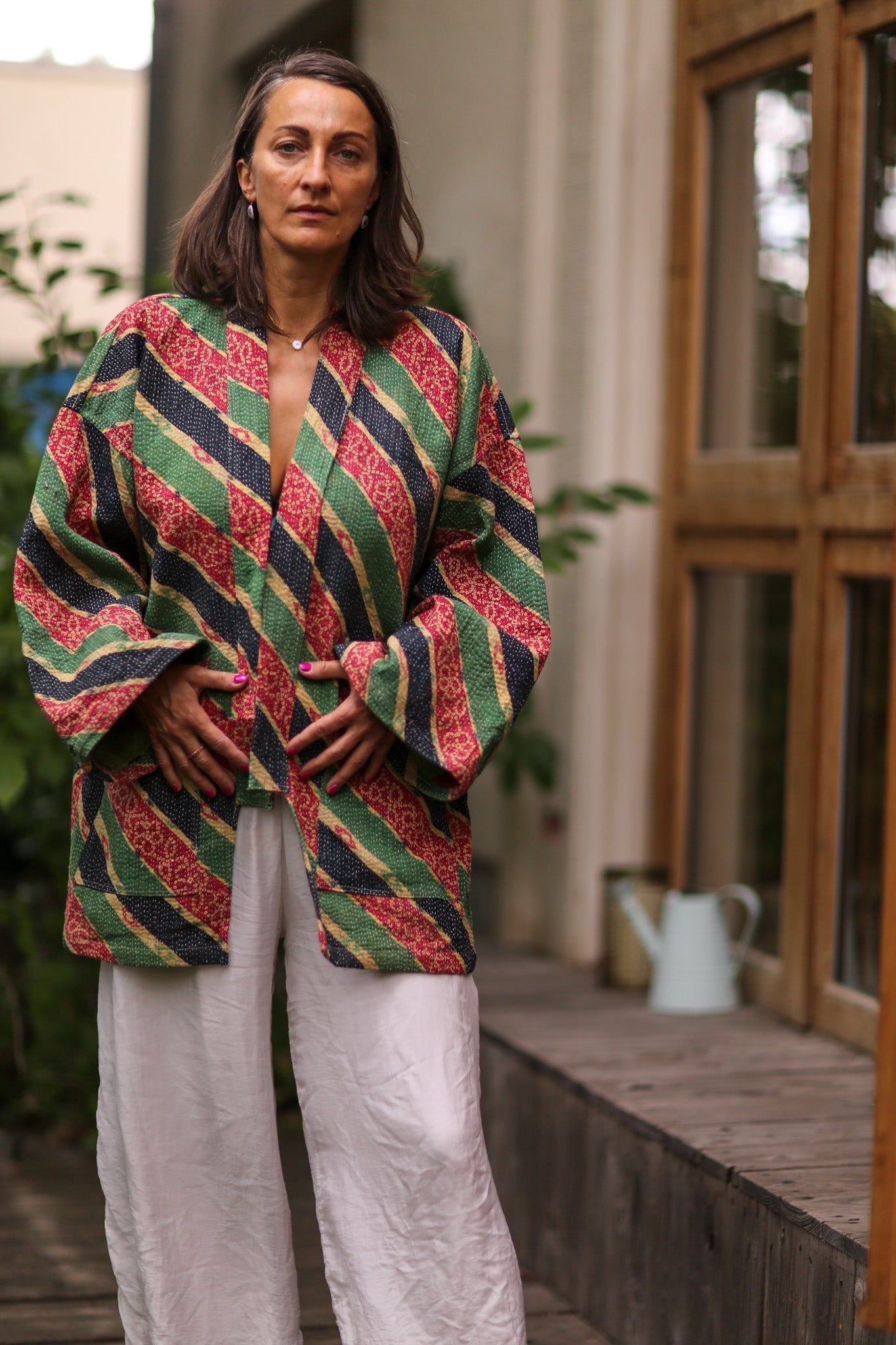 KANTHA KIMONO JACKET INIZ - MOMO STUDIO BERLIN - Berlin Concept Store - sustainable & ethical fashion