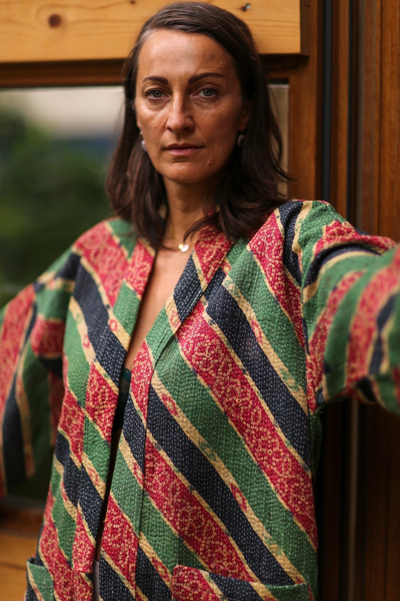 KANTHA KIMONO JACKET INIZ - MOMO STUDIO BERLIN - Berlin Concept Store - sustainable & ethical fashion