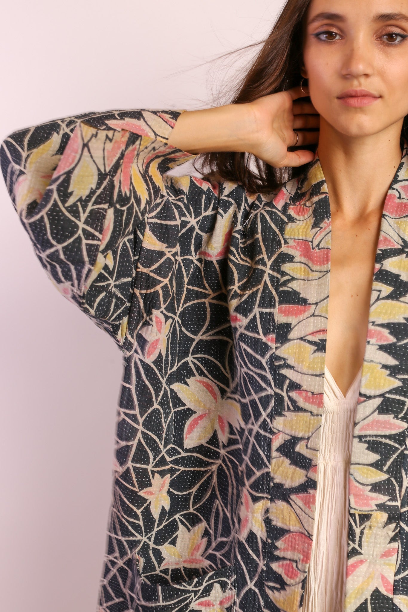 KANTHA KIMONO JACKET LAMAZ - MOMO STUDIO BERLIN - Berlin Concept Store - sustainable & ethical fashion