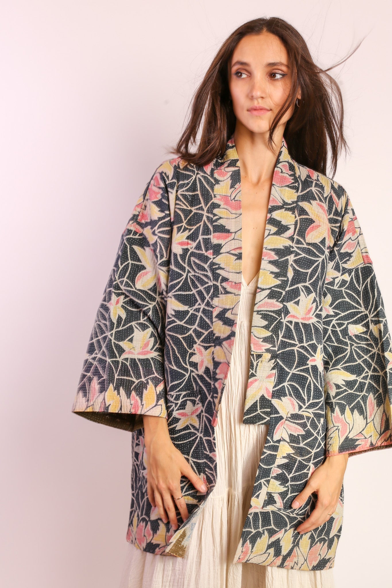 KANTHA KIMONO JACKET LAMAZ - MOMO STUDIO BERLIN - Berlin Concept Store - sustainable & ethical fashion