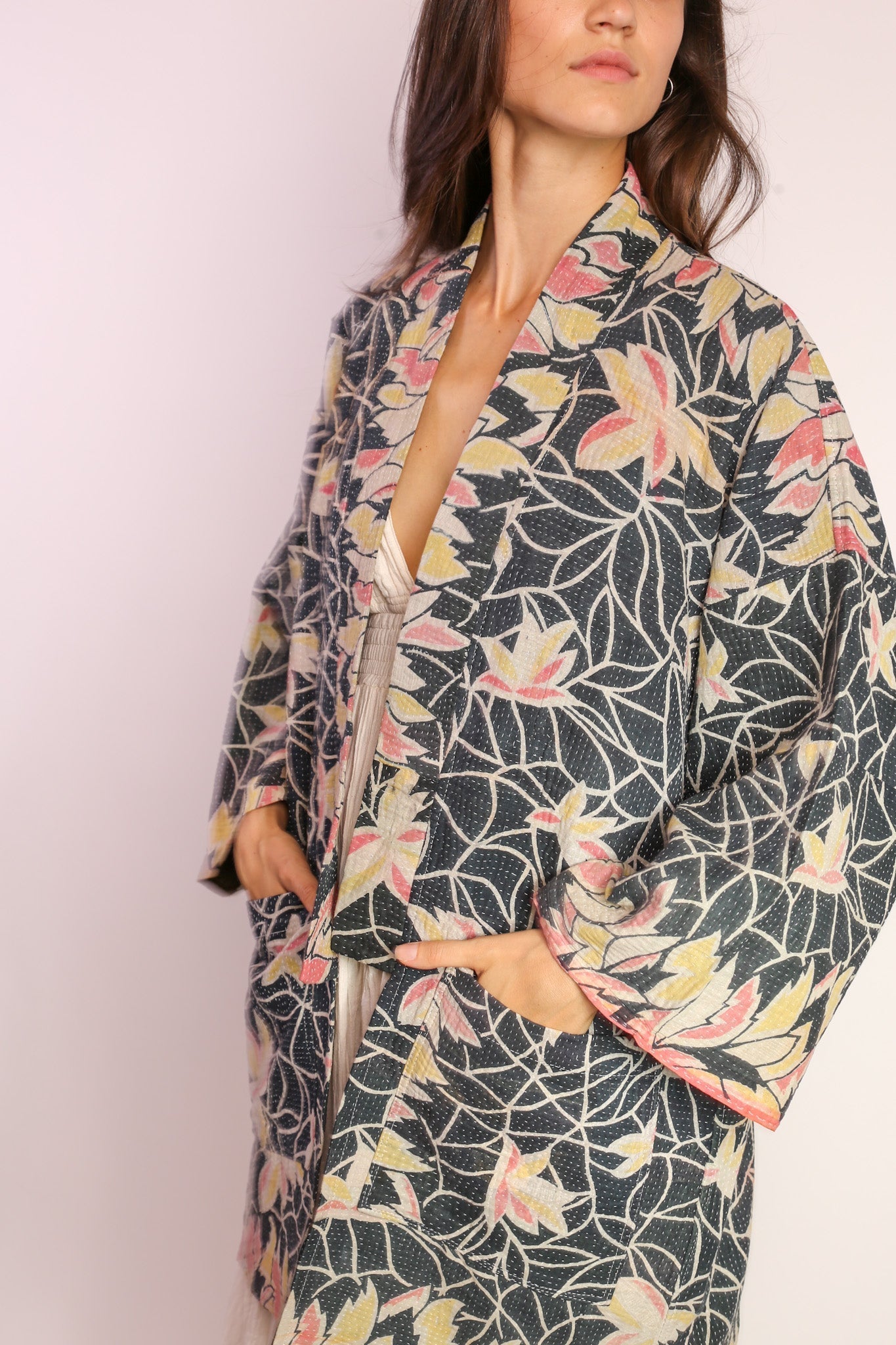 KANTHA KIMONO JACKET LAMAZ - MOMO STUDIO BERLIN - Berlin Concept Store - sustainable & ethical fashion