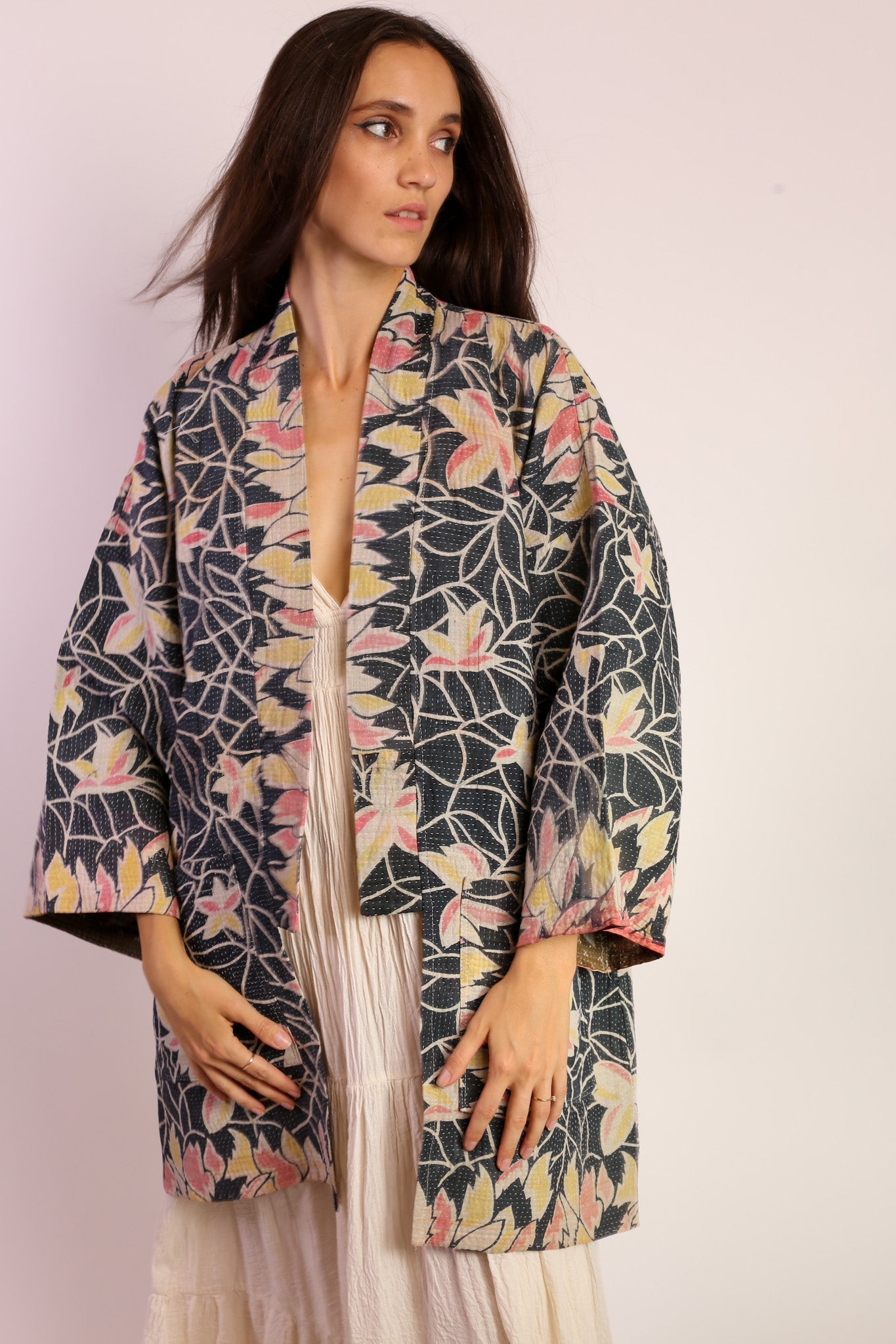 KANTHA KIMONO JACKET LAMAZ - MOMO STUDIO BERLIN - Berlin Concept Store - sustainable & ethical fashion