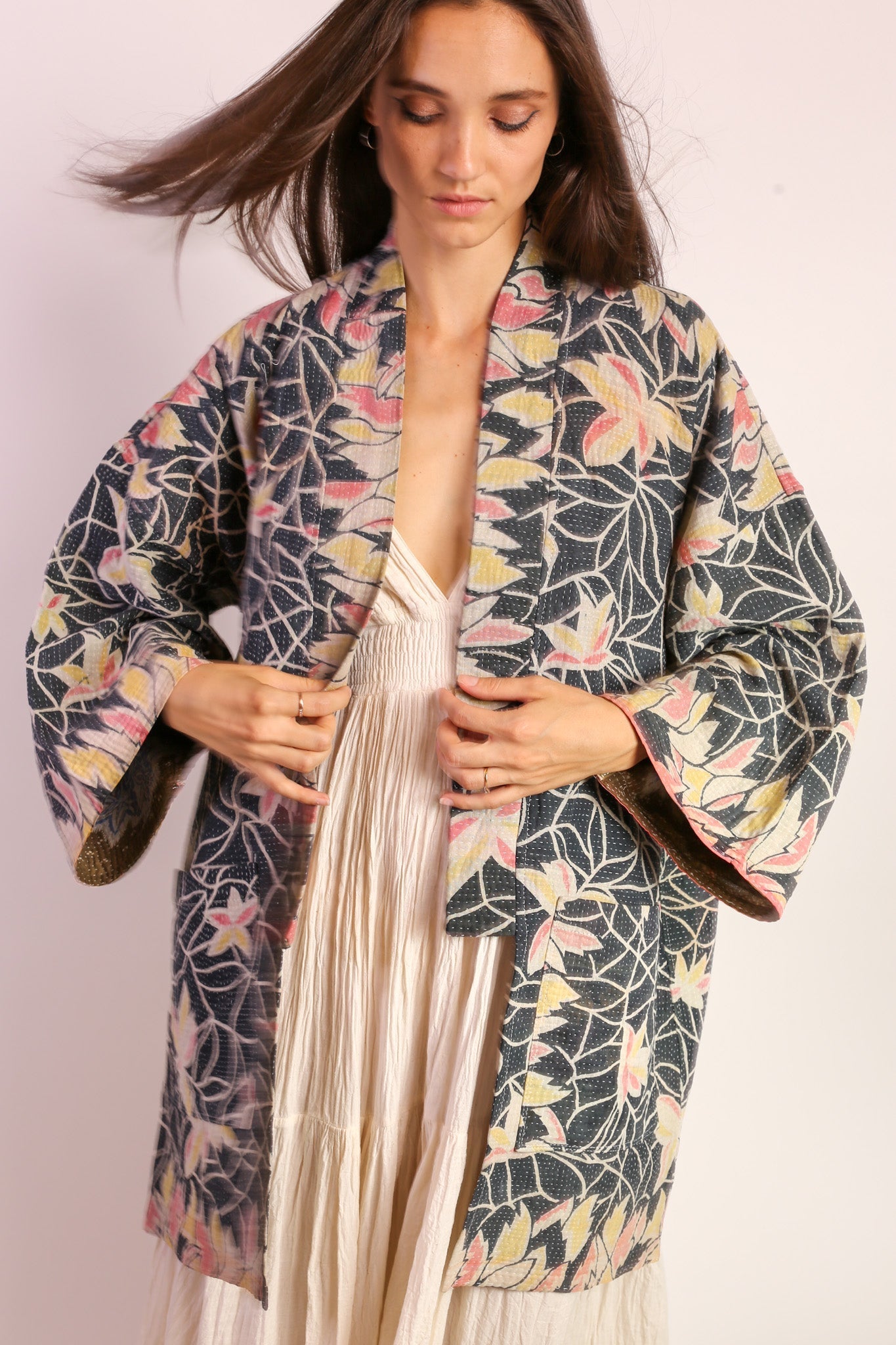 KANTHA KIMONO JACKET LAMAZ - MOMO STUDIO BERLIN - Berlin Concept Store - sustainable & ethical fashion