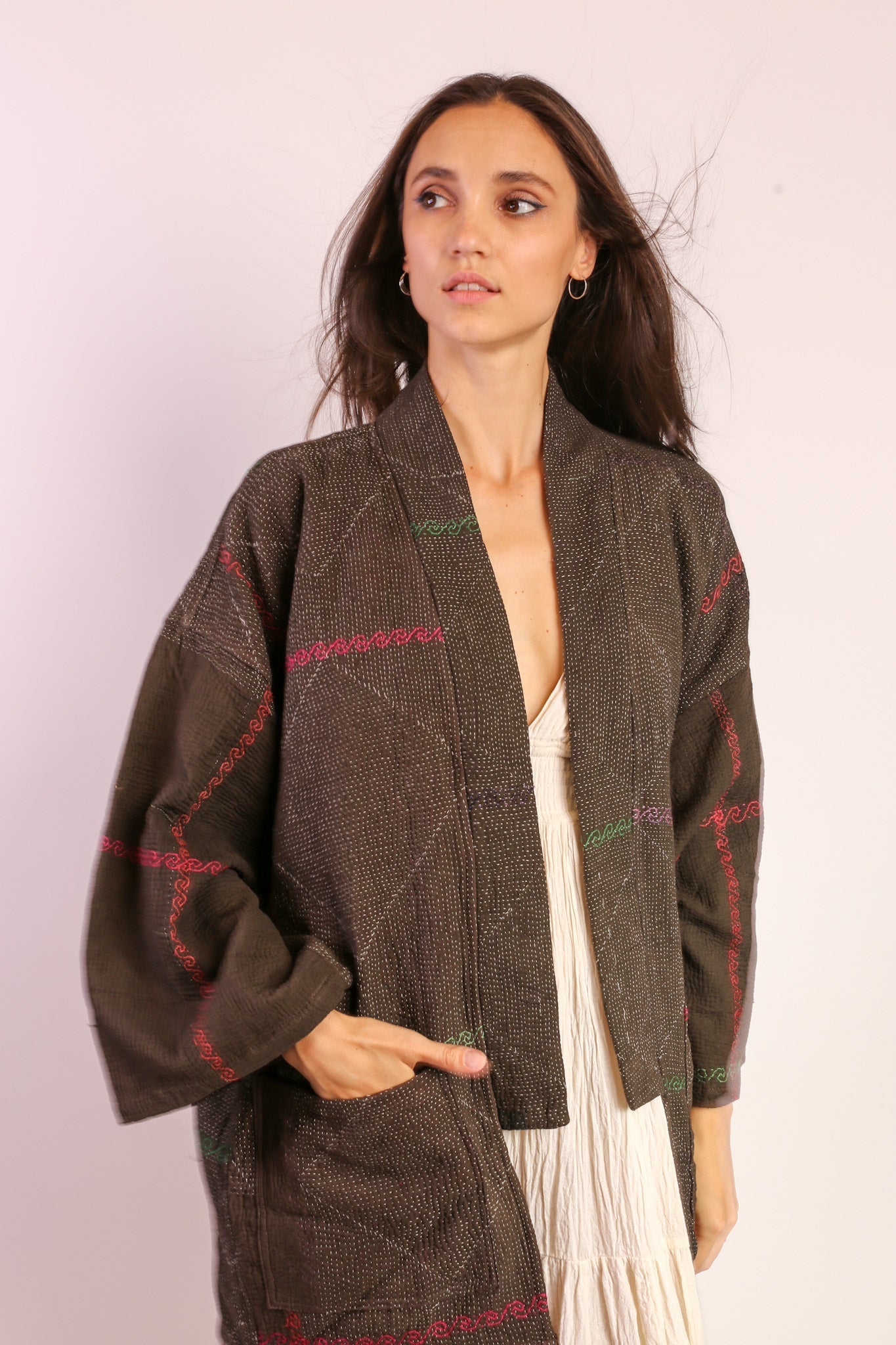 KANTHA KIMONO JACKET NULA - MOMO STUDIO BERLIN - Berlin Concept Store - sustainable & ethical fashion