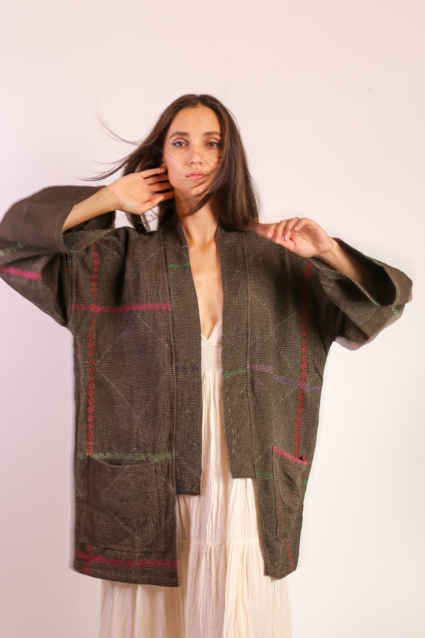 KANTHA KIMONO JACKET NULA - MOMO STUDIO BERLIN - Berlin Concept Store - sustainable & ethical fashion