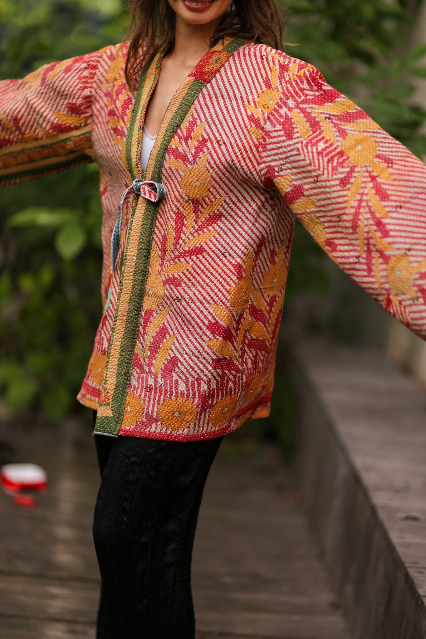 KANTHA KIMONO JACKET SHIRI - MOMO STUDIO BERLIN - Berlin Concept Store - sustainable & ethical fashion