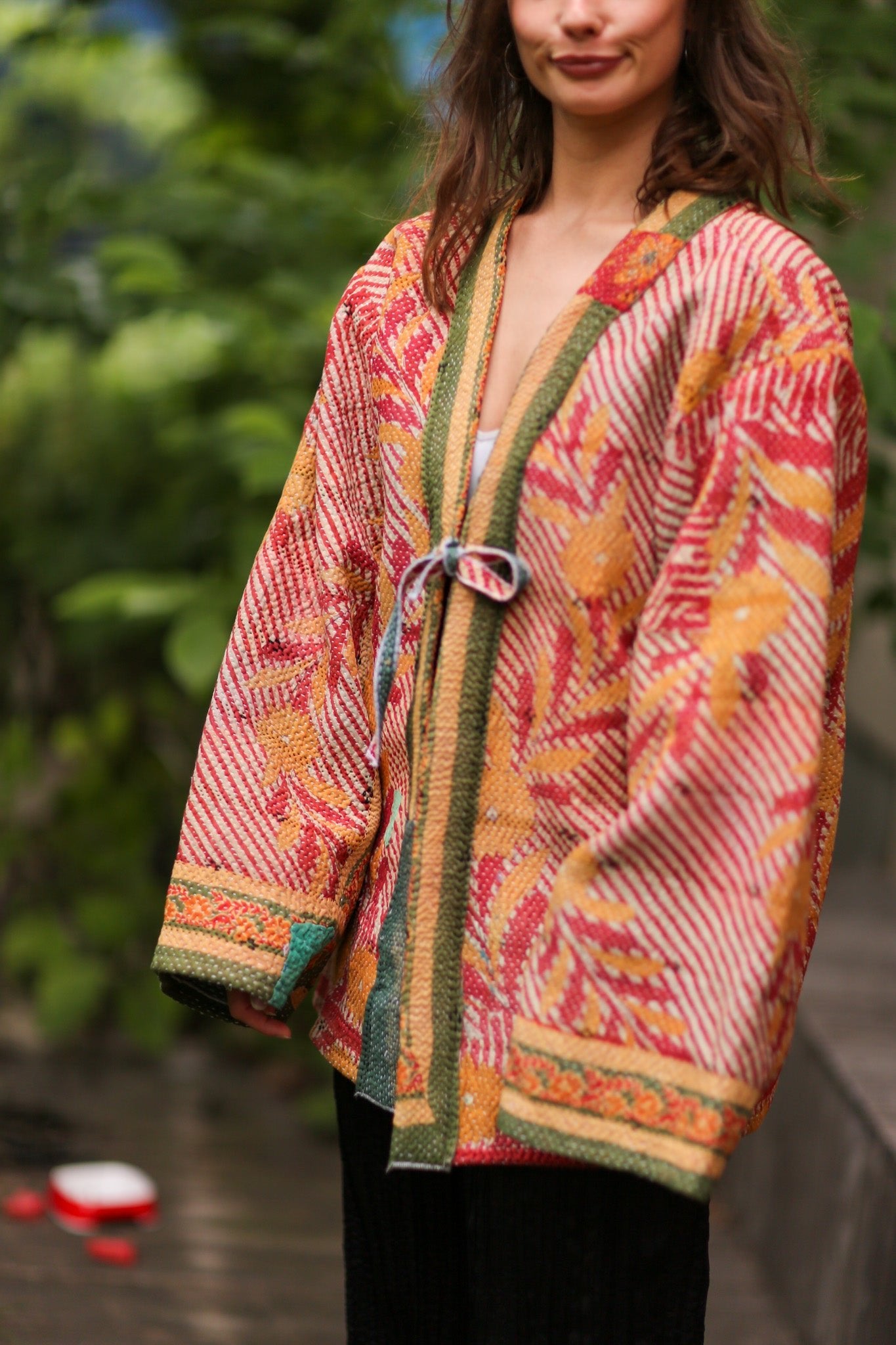 KANTHA KIMONO JACKET SHIRI - MOMO STUDIO BERLIN - Berlin Concept Store - sustainable & ethical fashion