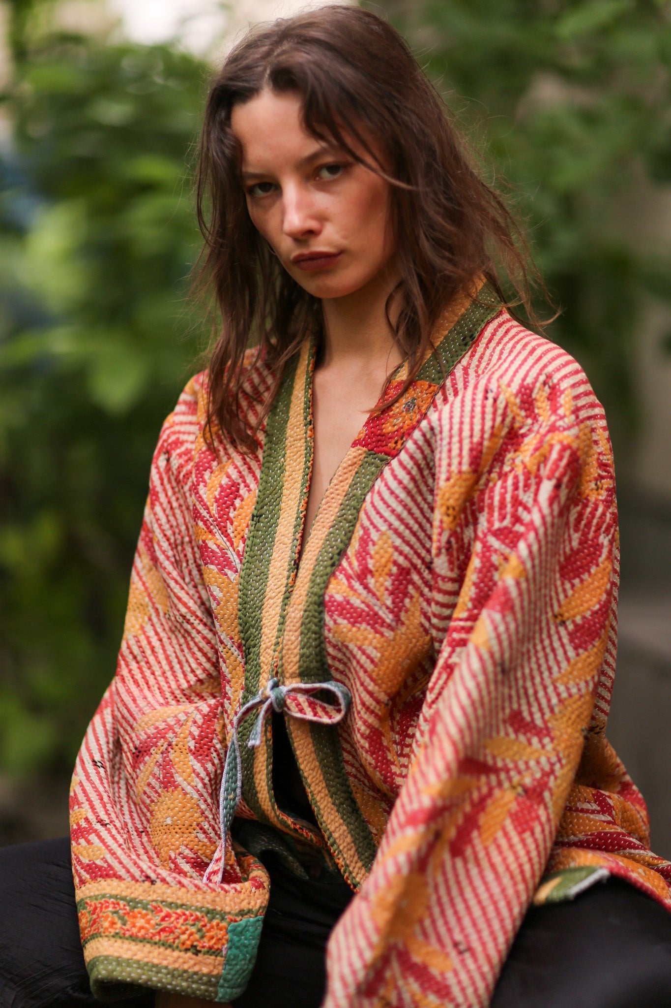 KANTHA KIMONO JACKET SHIRI - MOMO STUDIO BERLIN - Berlin Concept Store - sustainable & ethical fashion