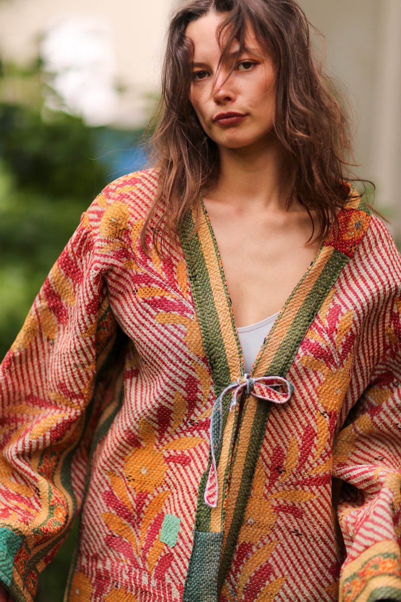 KANTHA KIMONO JACKET SHIRI - MOMO STUDIO BERLIN - Berlin Concept Store - sustainable & ethical fashion